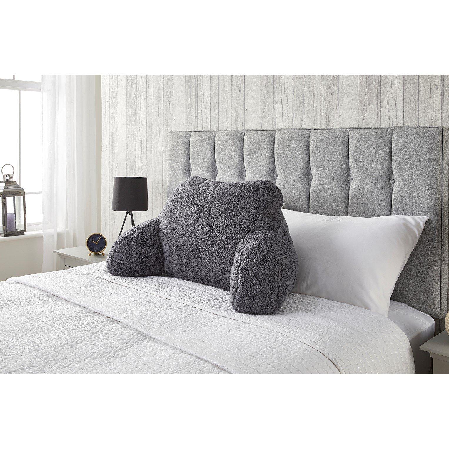 Charcoal - Downland - Teddy Fleece Cuddle Cushion - 2