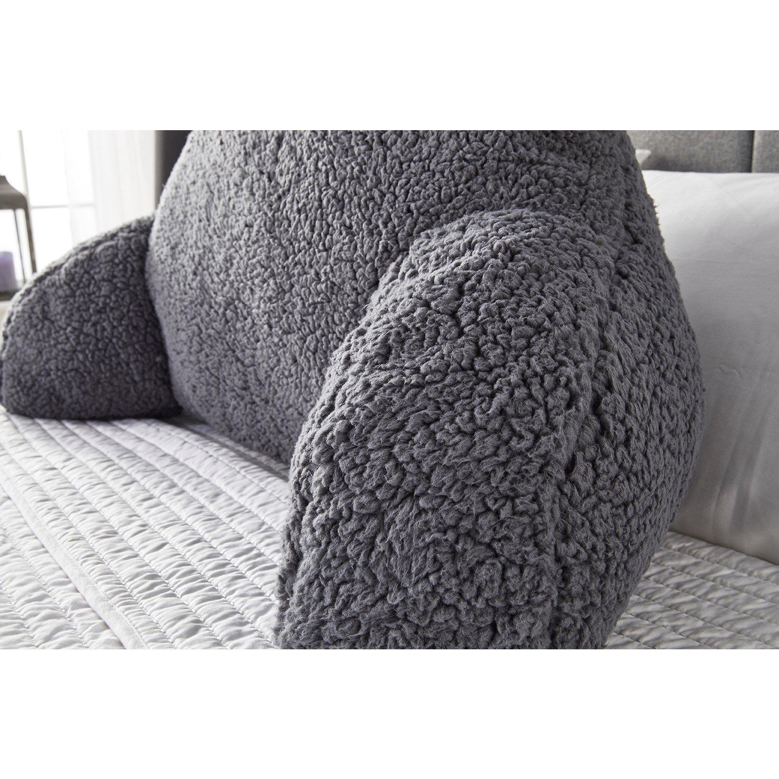 Charcoal - Downland - Teddy Fleece Cuddle Cushion - 3