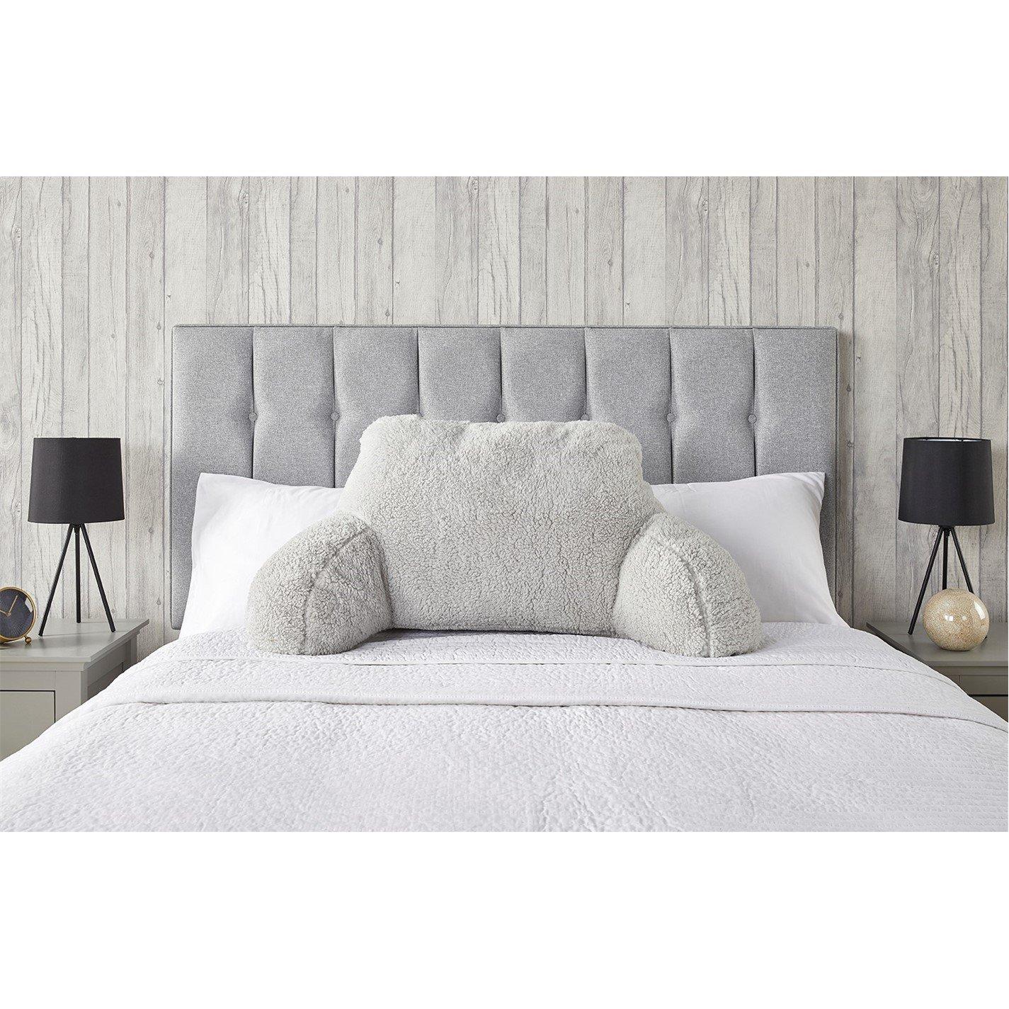 Grey - Downland - Teddy Fleece Cuddle Cushion - 2