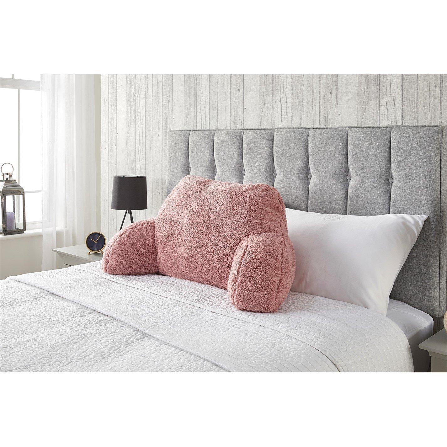 Downland  Teddy Fleece Cuddle Cushion - Pink