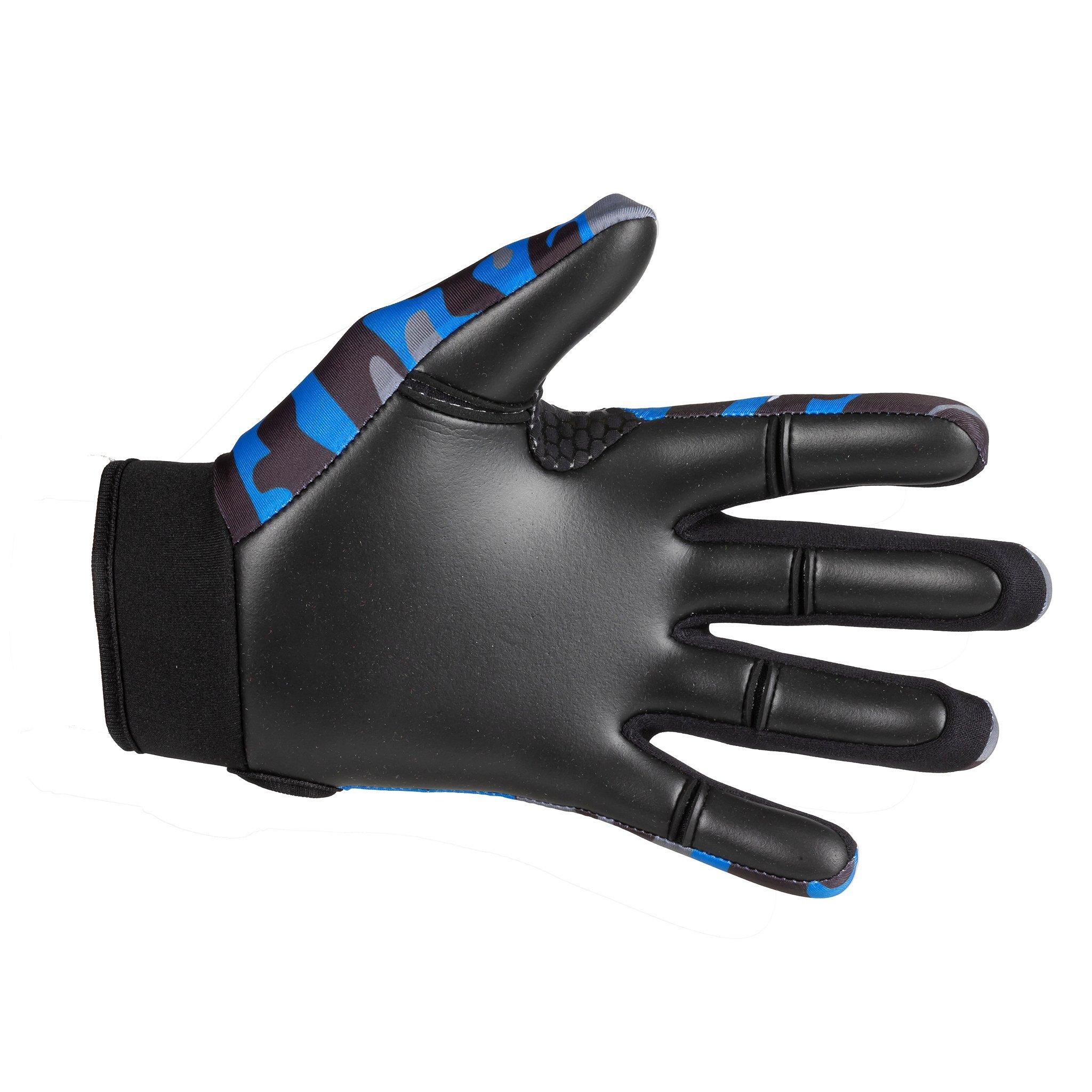 Crna/Plava kamuflaža - Karakal - Camo GAA Gloves Senior - 3