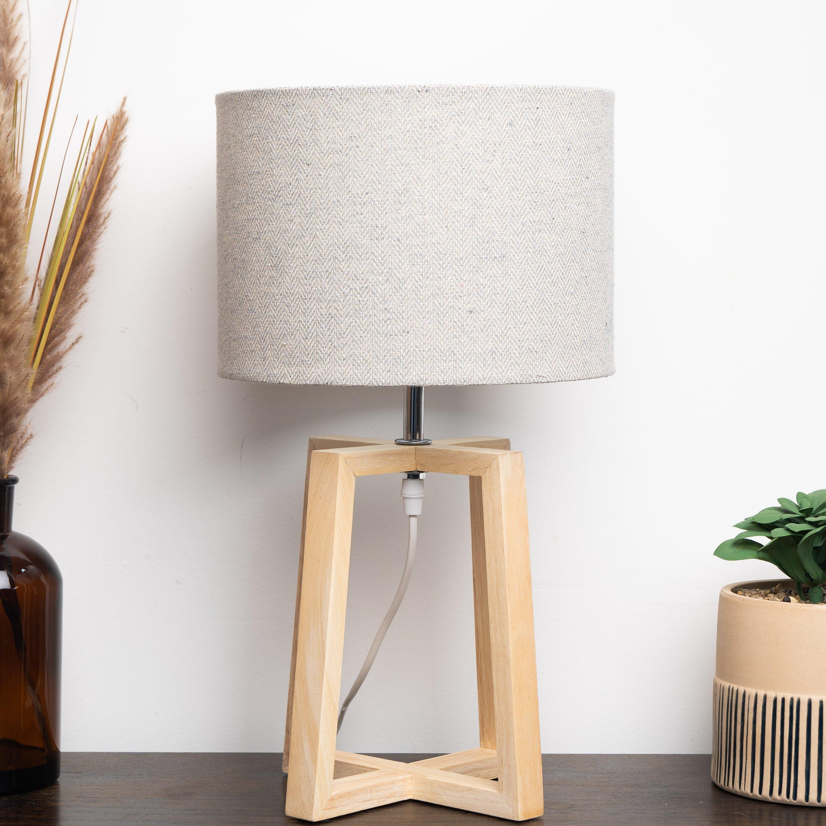 Natural - K Living - Barnard Table Lamp - 2