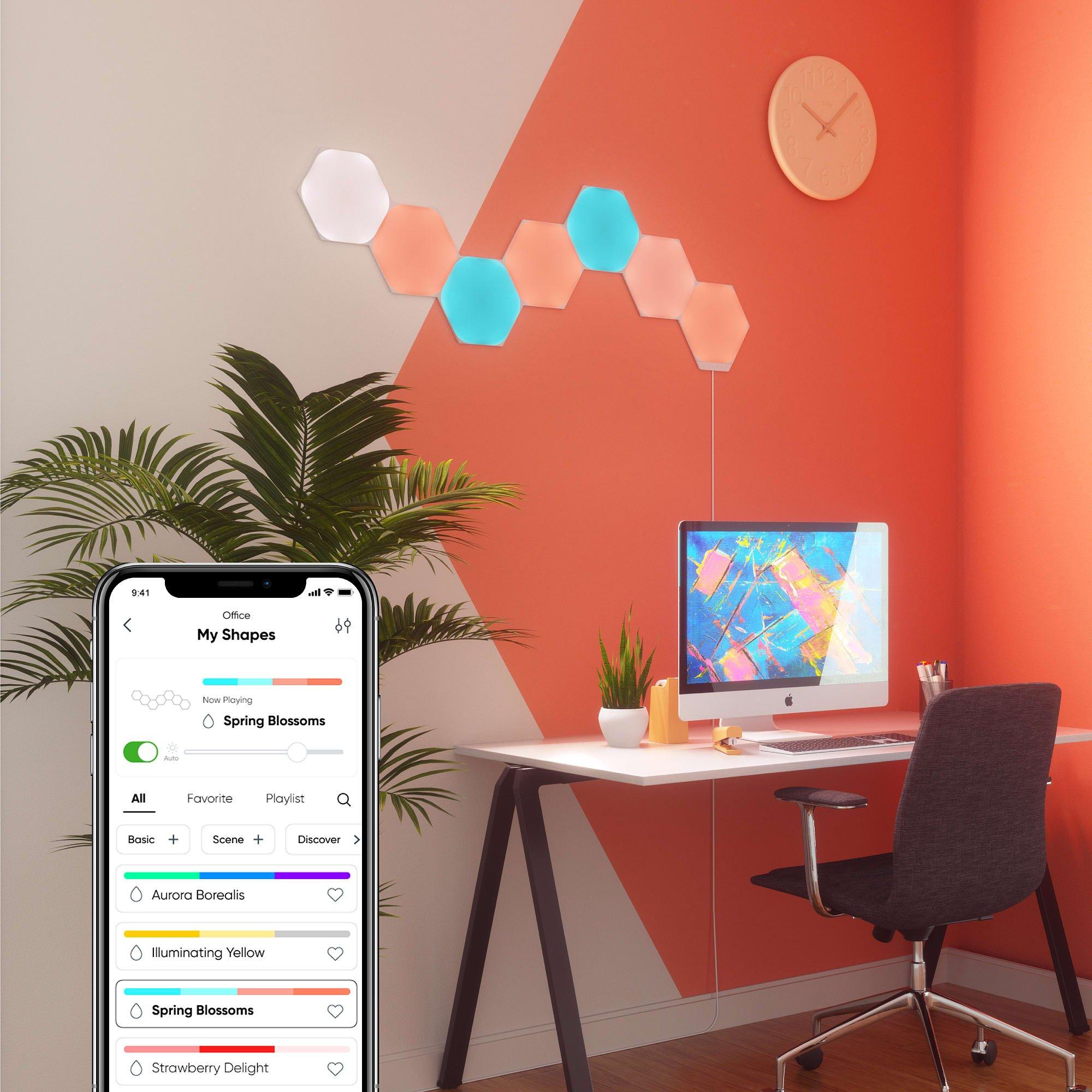 Waren - Nanoleaf - Shapes Hexagons Starter Kit Mini (5PK) - 6