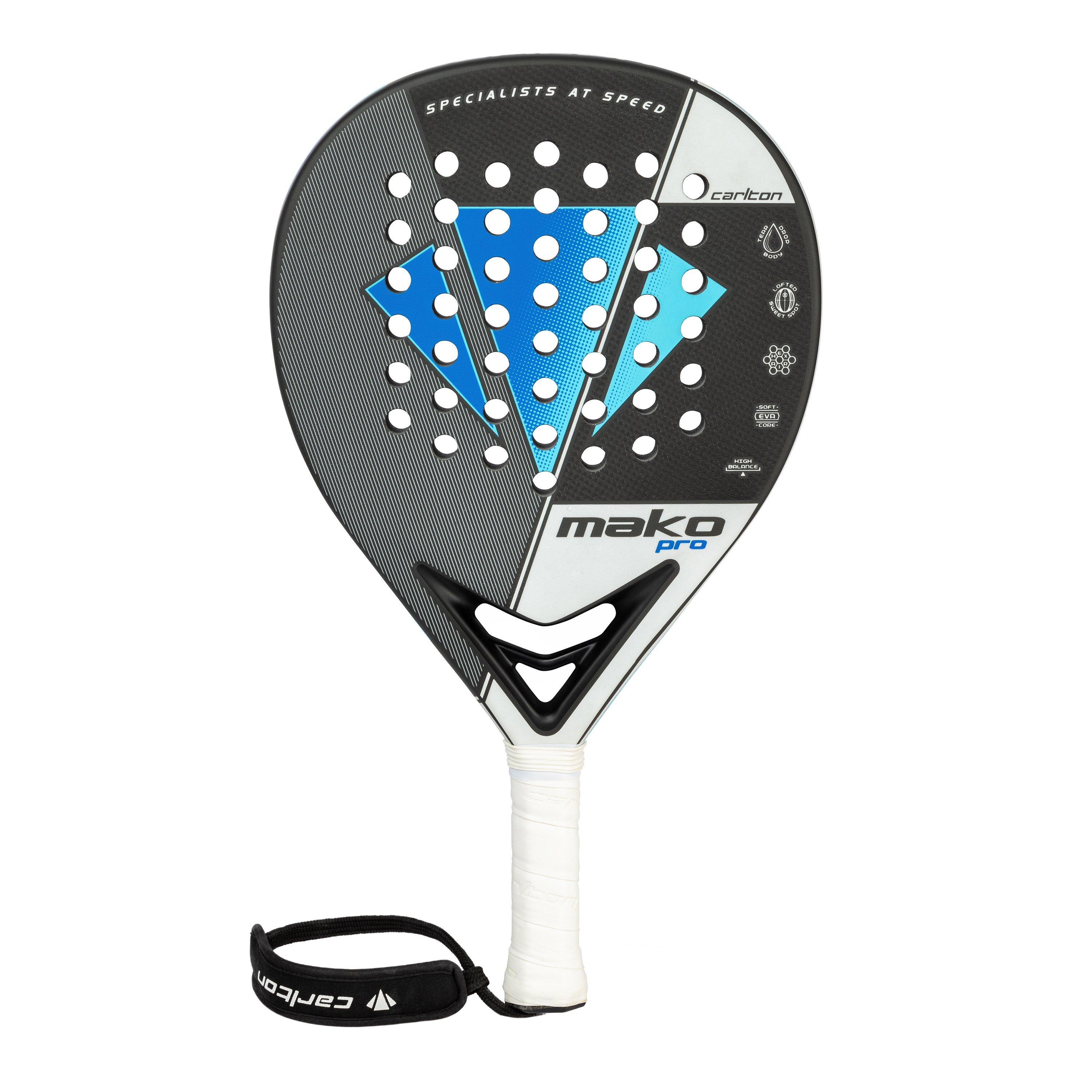Bianco/Azzurro - Carlton - Mako Pro Padel Racket - 2