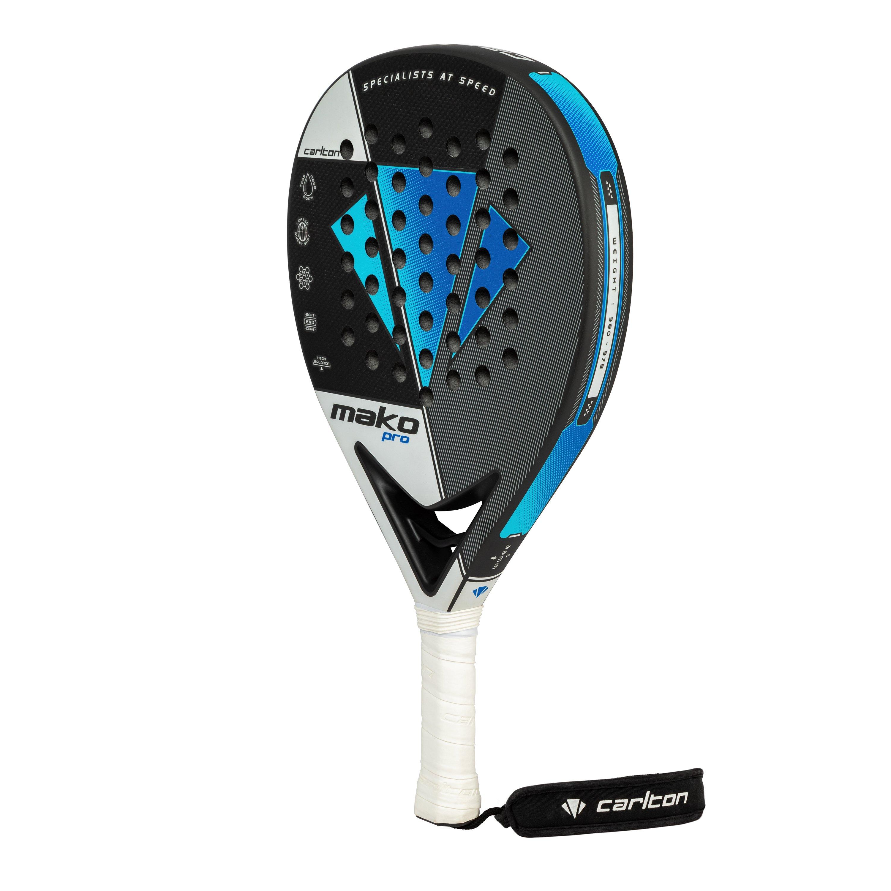 Bianco/Azzurro - Carlton - Mako Pro Padel Racket - 4