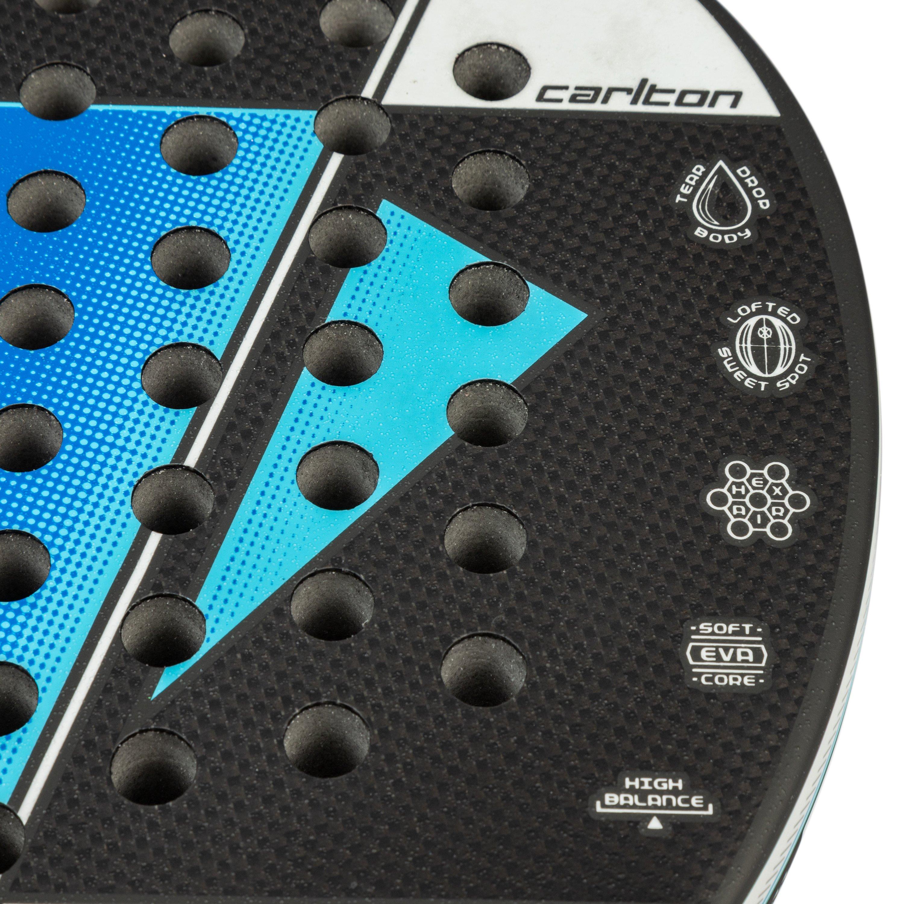 Bianco/Azzurro - Carlton - Mako Pro Padel Racket - 9