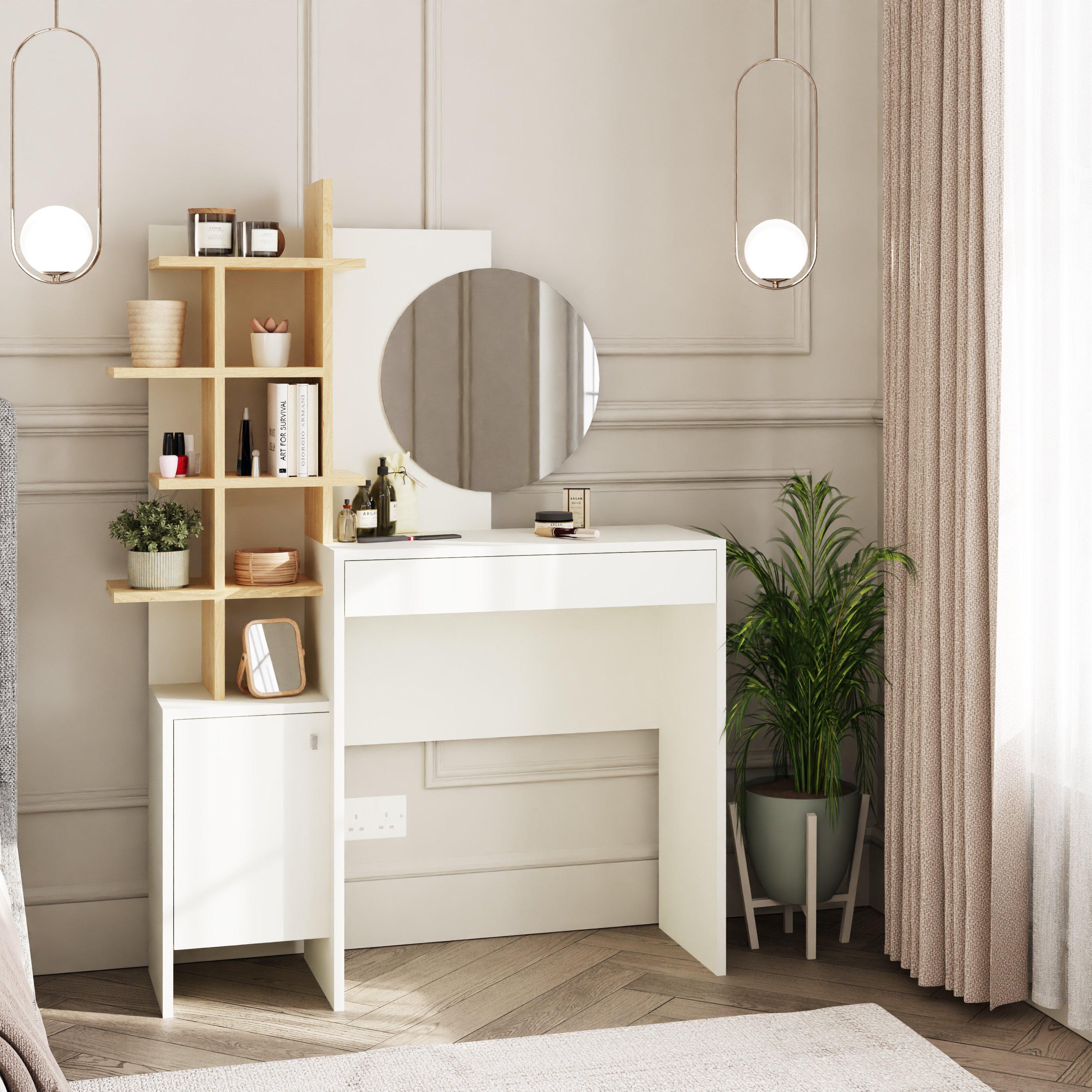 Gfw  Freyja Dressing Table - White/White