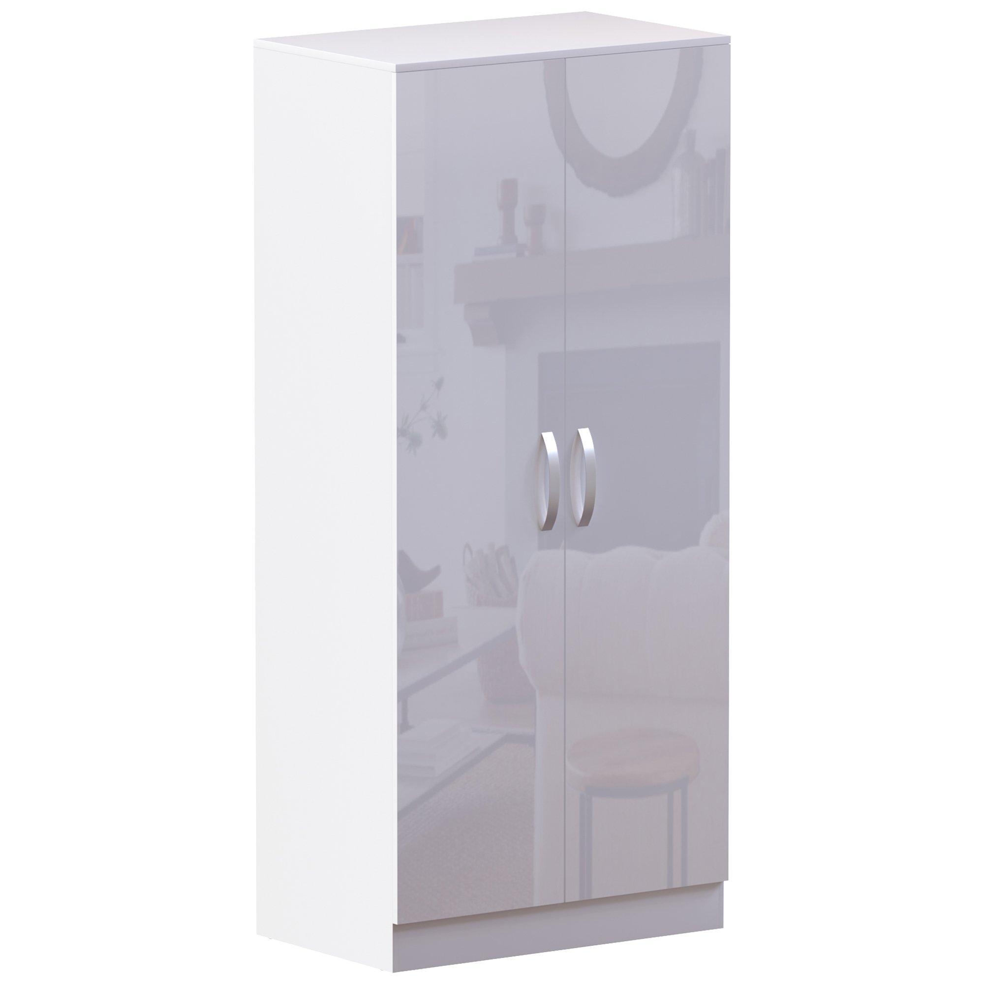 White - Lassic - Vida Designs Hulio 2 Door Wardrobe - 11