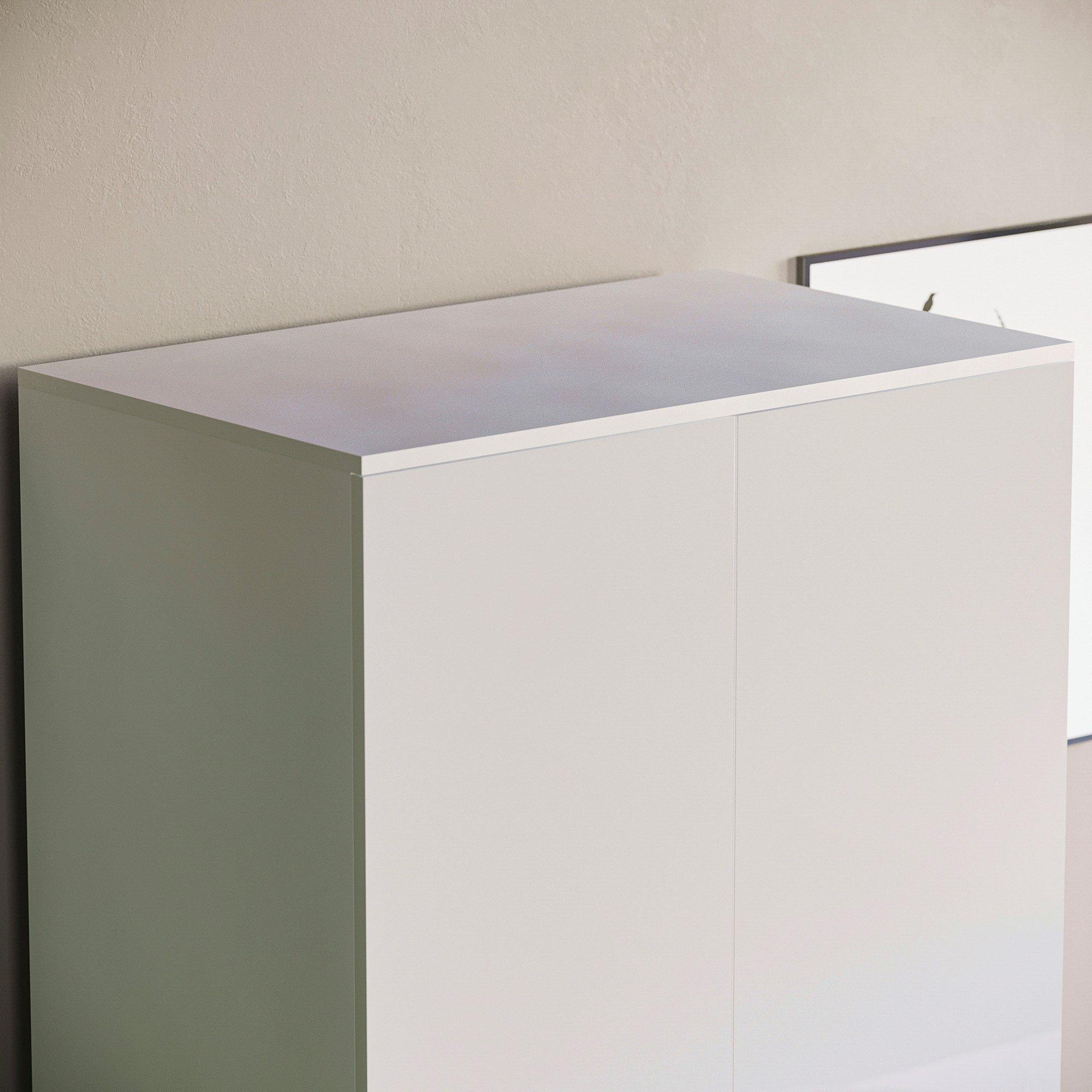 White - Lassic - Vida Designs Hulio 2 Door Wardrobe - 4