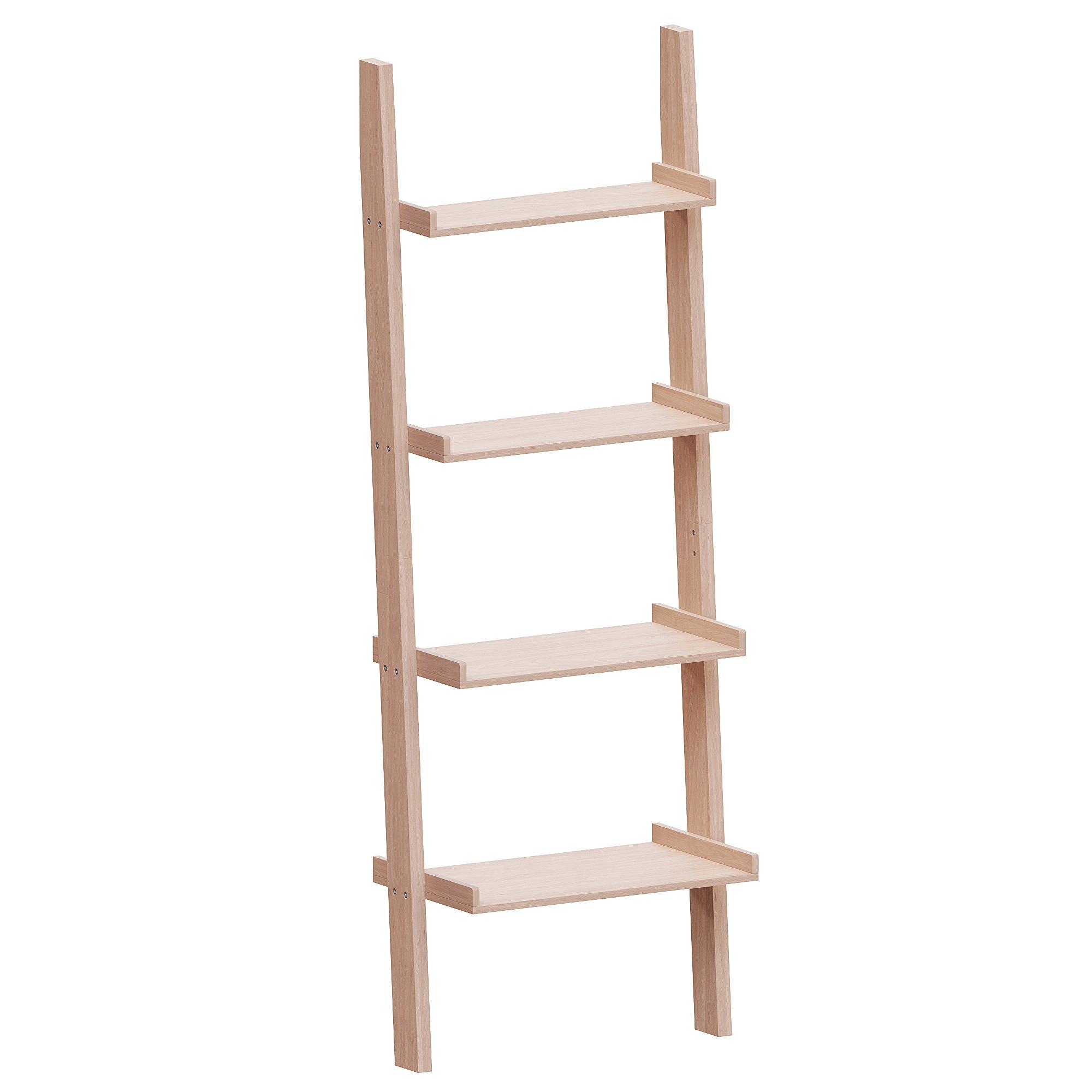 Pine - Lassic - Vida Designs York 4 Tier Ladder Bookcase - 8