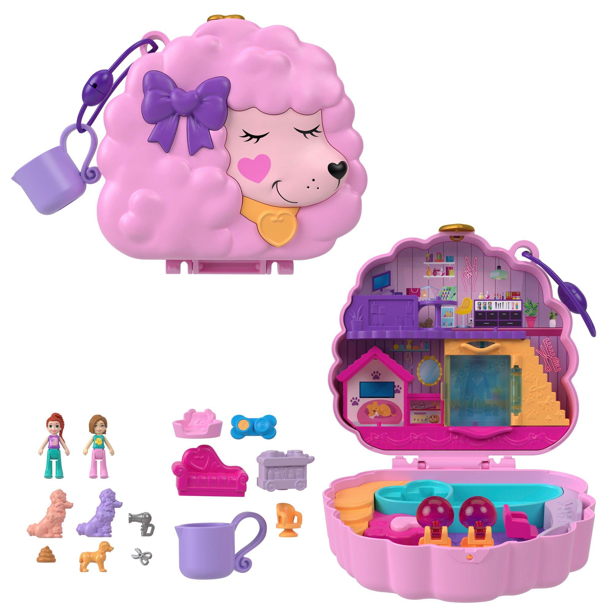 Multi Format An - Polly Pocket - PP Big World Groom & Glam Poodle Compact - 2