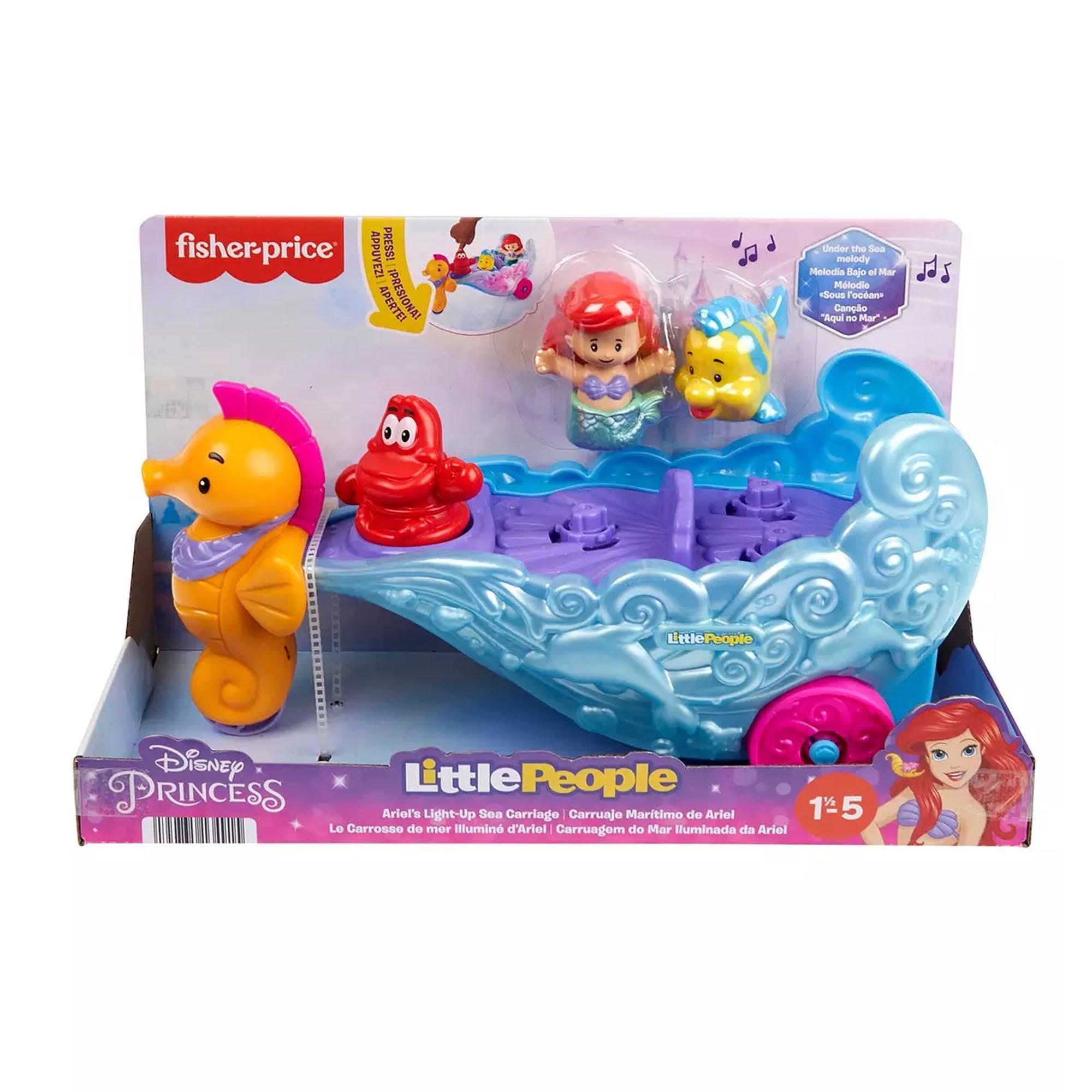 Multi Format An - Fisher Price - Fisher-Price Little People Little Mermaid Ariel Carriage - 1