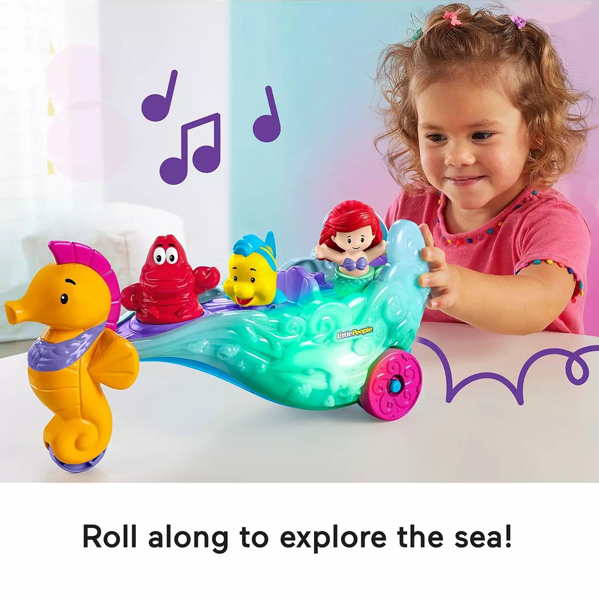 Multi Format An - Fisher Price - Fisher-Price Little People Little Mermaid Ariel Carriage - 4