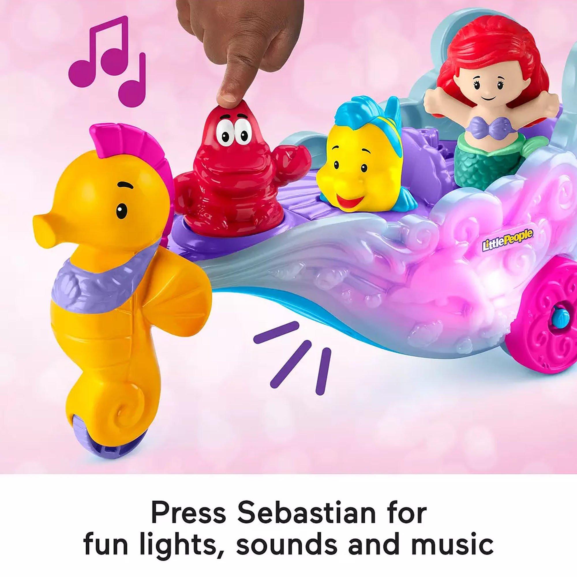 Multi Format An - Fisher Price - Fisher-Price Little People Little Mermaid Ariel Carriage - 5