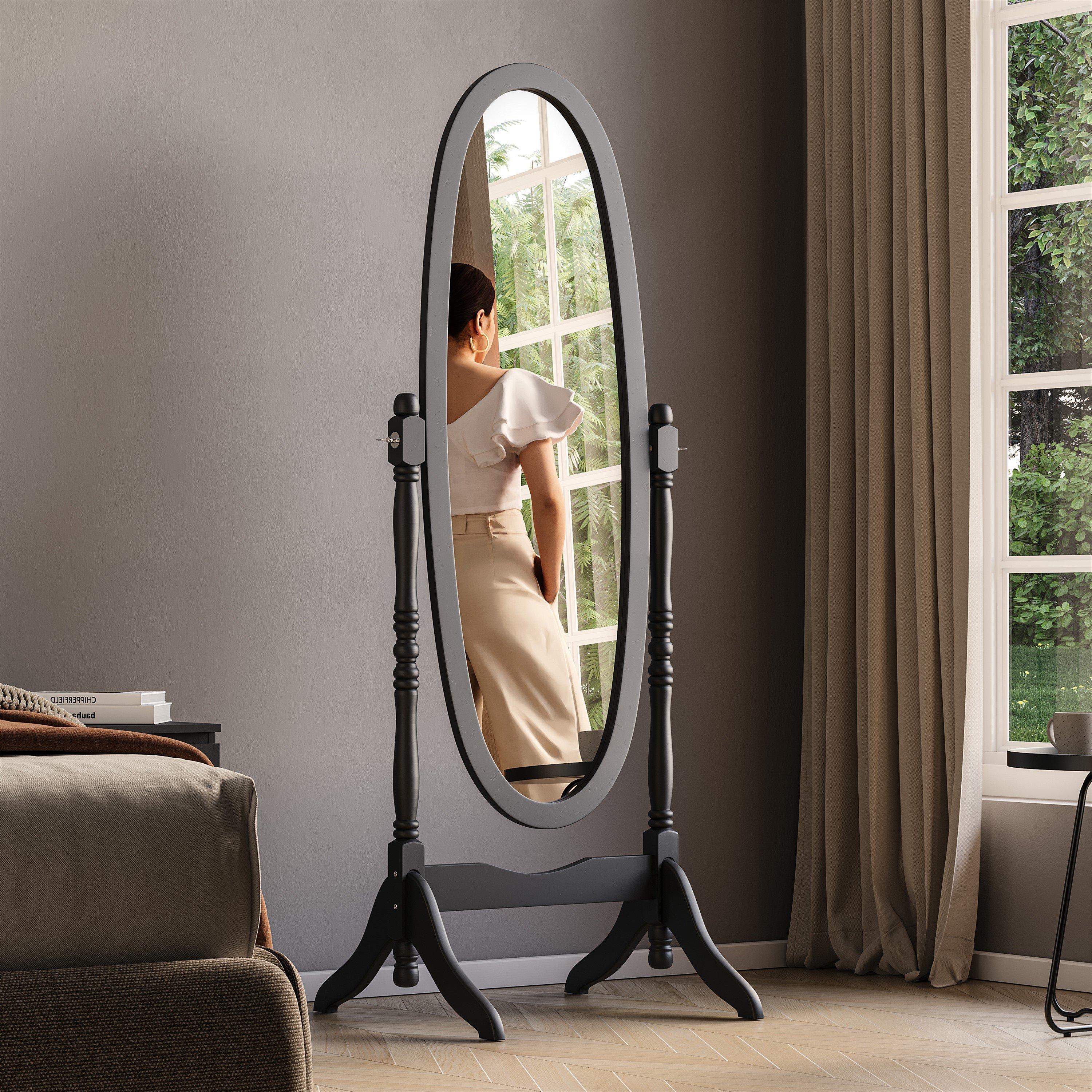 Vida Designs Nishano Oval Cheval Mirror