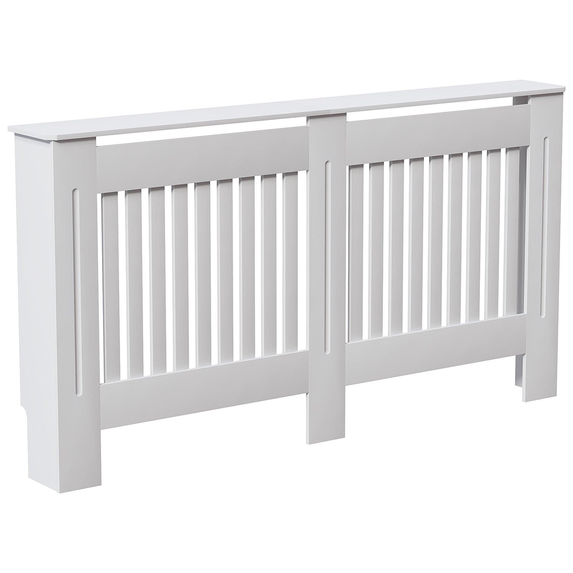White - Lassic - Vida Designs Chelsea Radiator Cover, Large - 8
