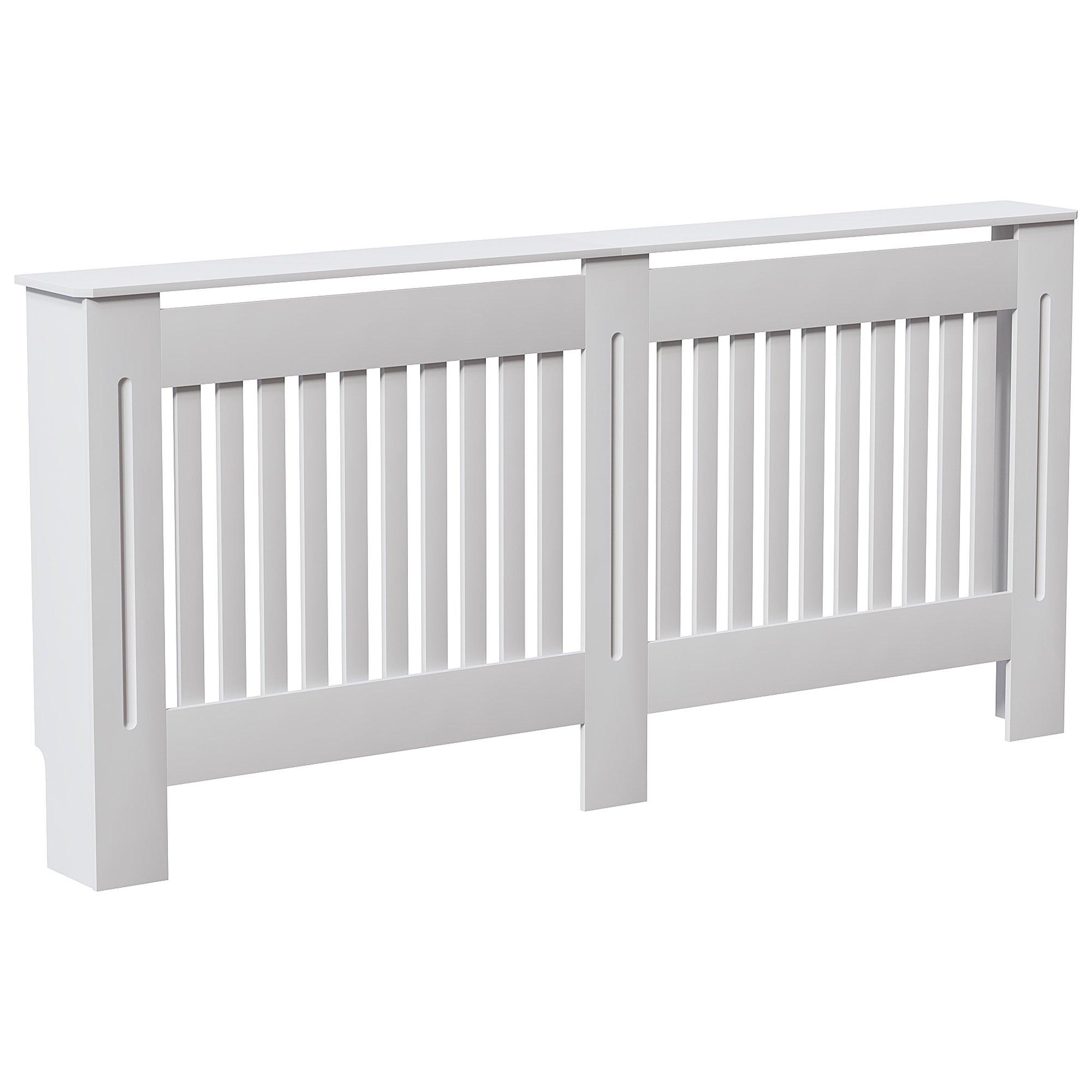 White - Lassic - Vida Designs Chelsea Radiator Cover, Extra Large - 8