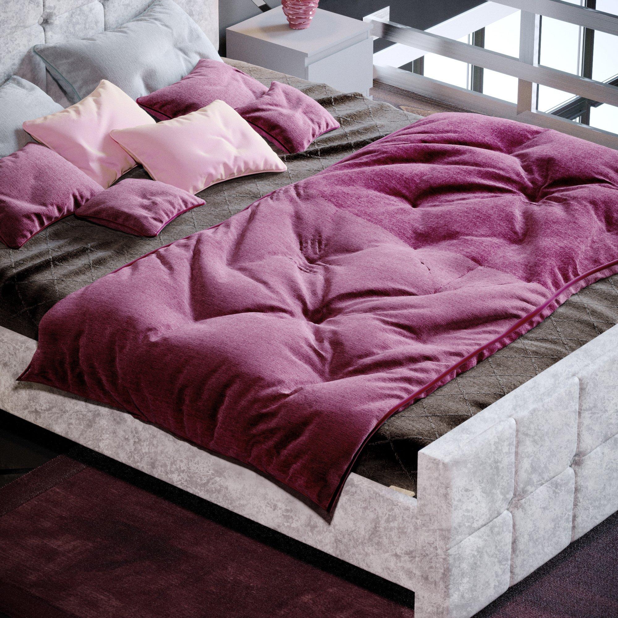 Silver Crushed - Lassic - Vida Designs Valentina King Size Bed UKFR - 6