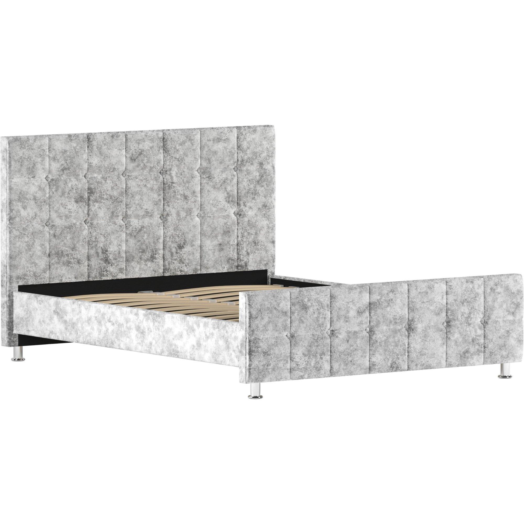 Silver Crushed - Lassic - Vida Designs Valentina King Size Bed UKFR - 9