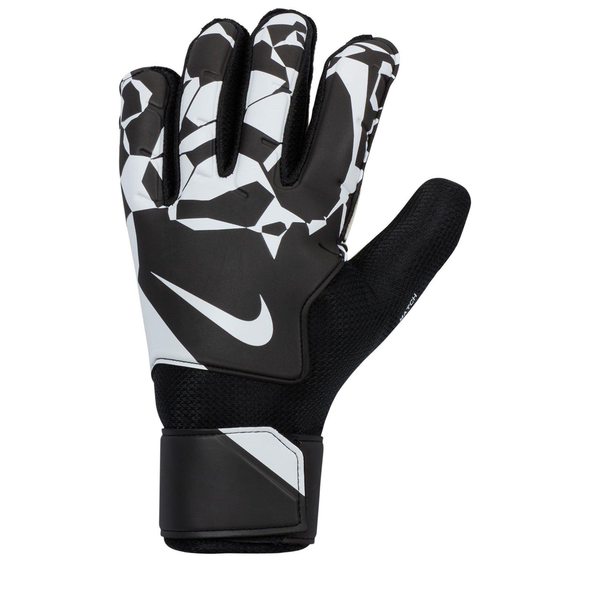 Black/White/Wht - Nike - Match Adults Goalkeeper Football Gloves - 2