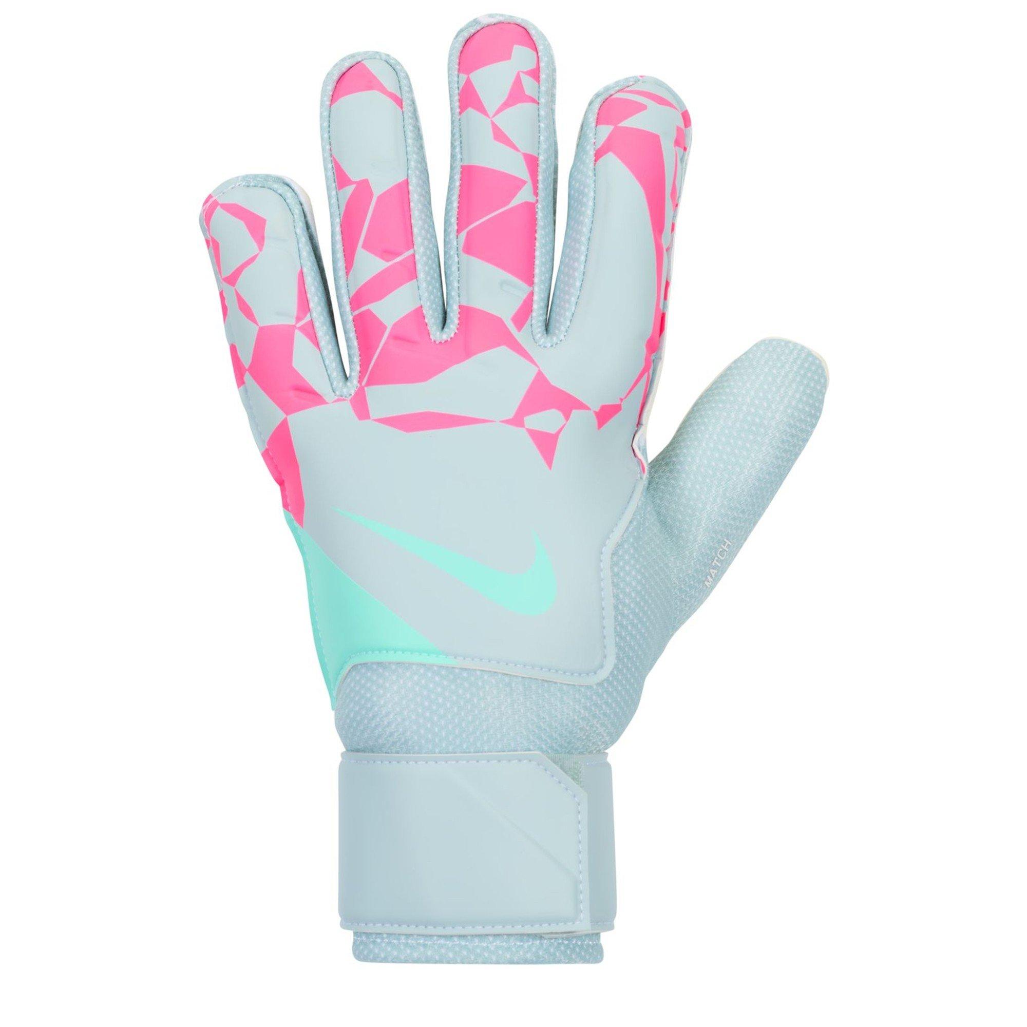 Ocean/Pink/Grn - Nike - Match Adults Goalkeeper Football Gloves - 2