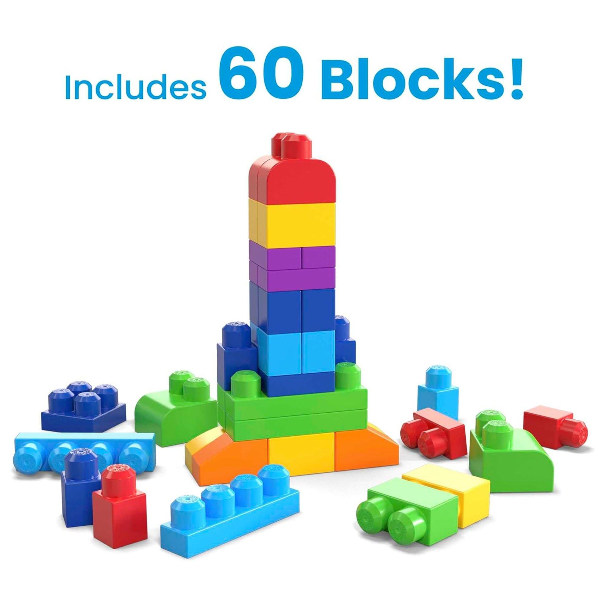 Merchandise - Mega Bloks - Mattel Mega Bloks  Building Bag 60pc Classic - 3