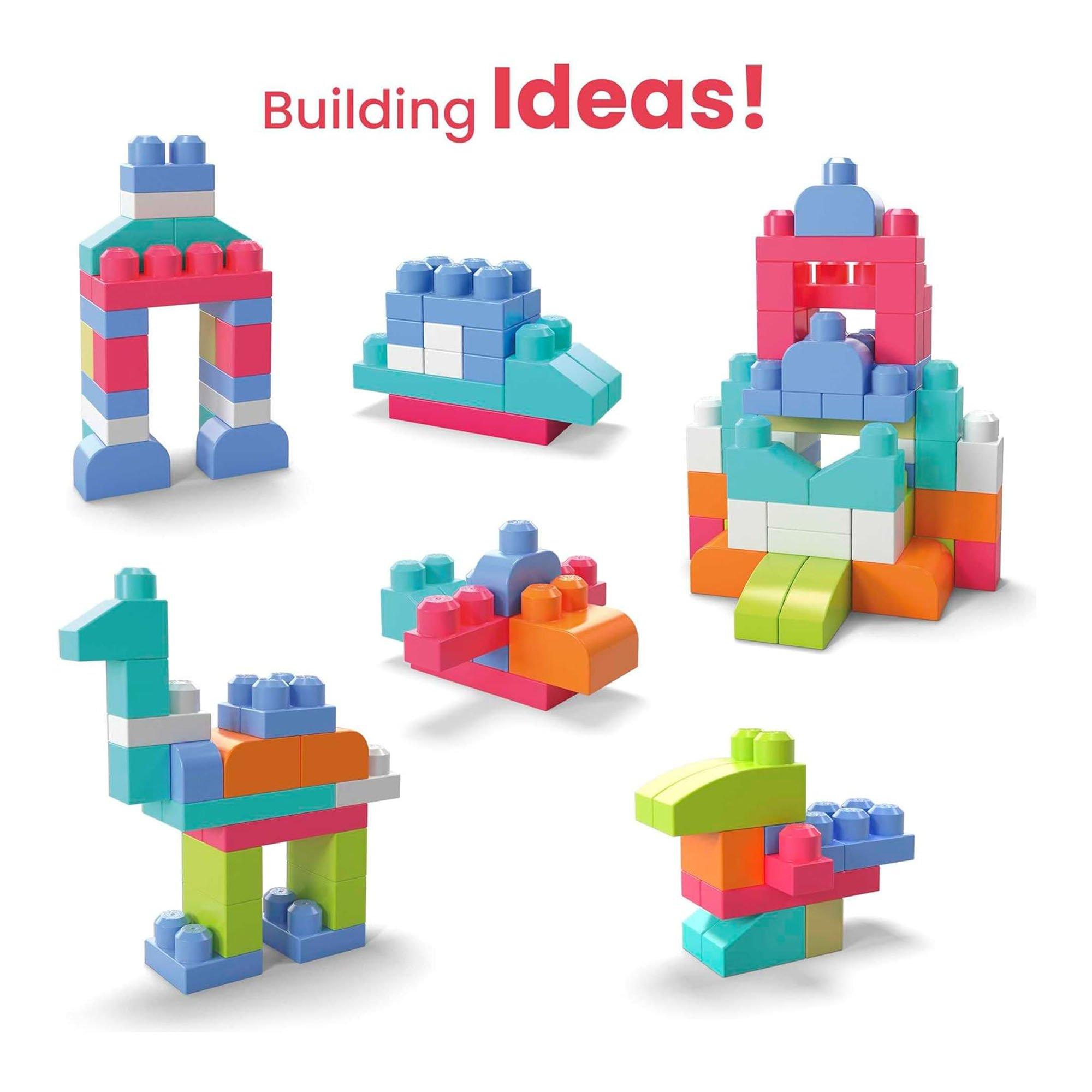 Mercadoria - Mega Bloks - Mattel Mega Bloks  Building Bag 60pc - 4