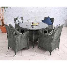 Royalcraft Nevada 4 Seater KD Round Dining Set
