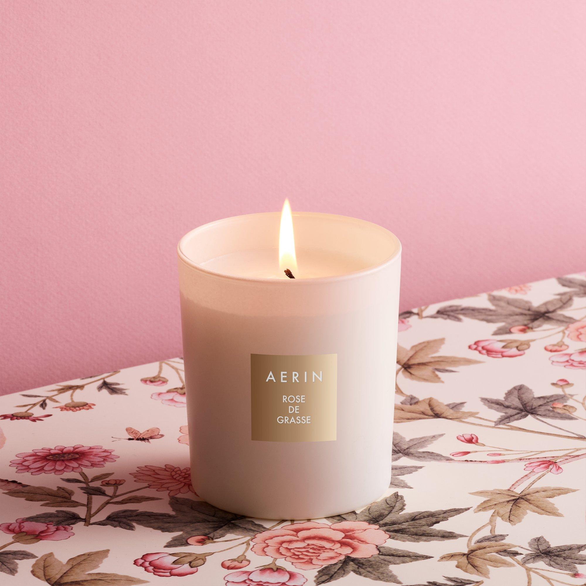 Rose - AERIN - Rose De Grasse Candle 200g - 2