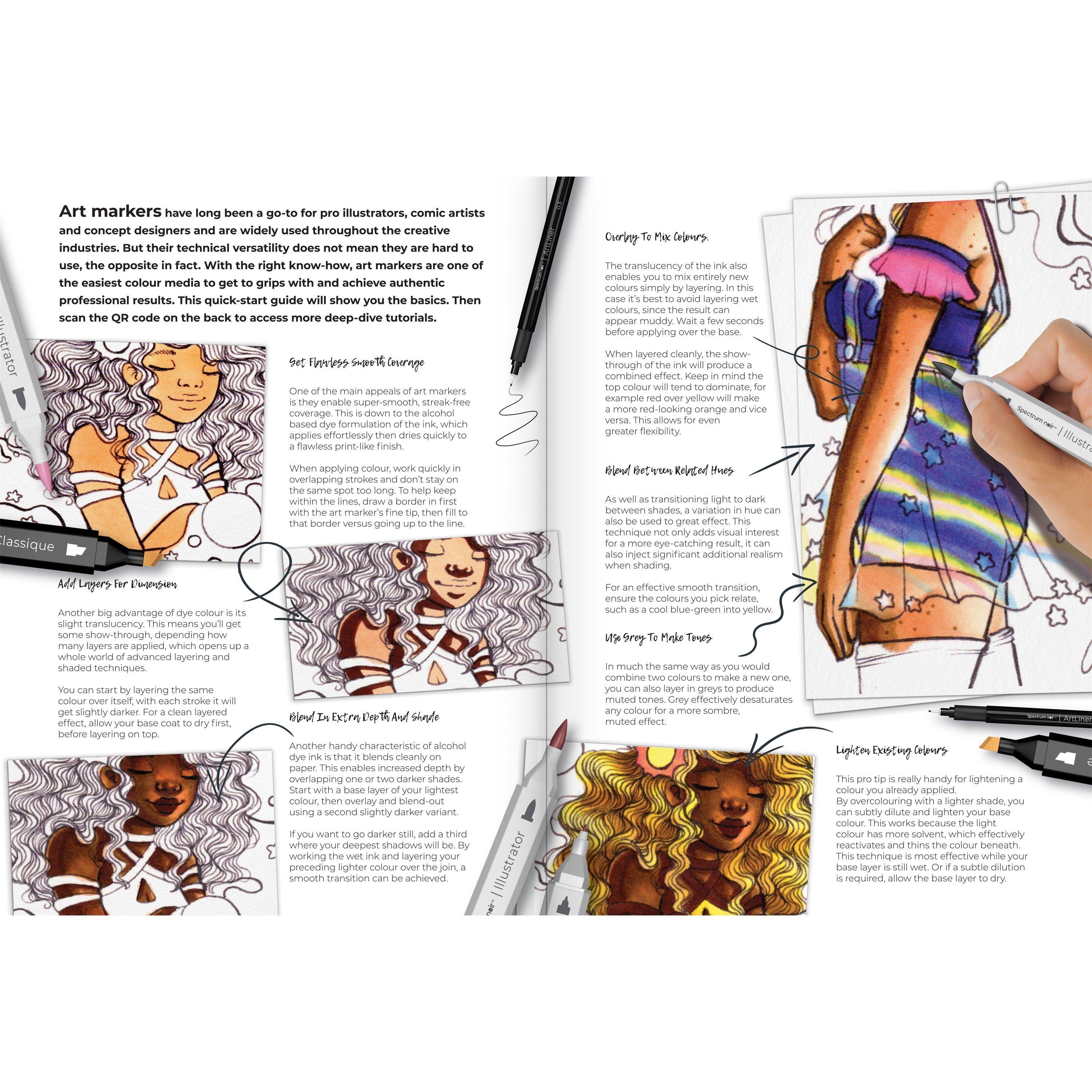 Multi - Crafters Companion - Spectrum Noir Pro Art Kit - Adventure in Colouring - 3