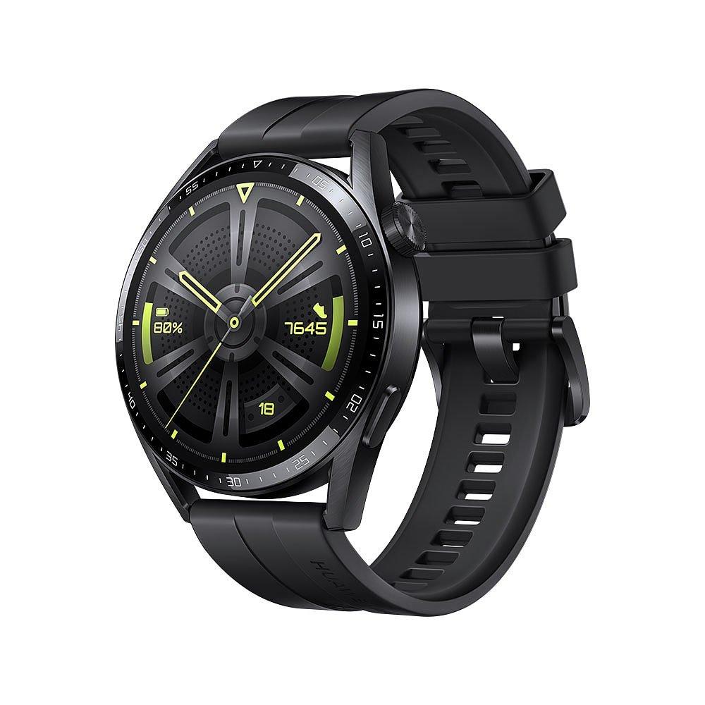 Electronics - Huawei - HUAWEI WATCH GT 3 46mm Active Black Stainless - 1