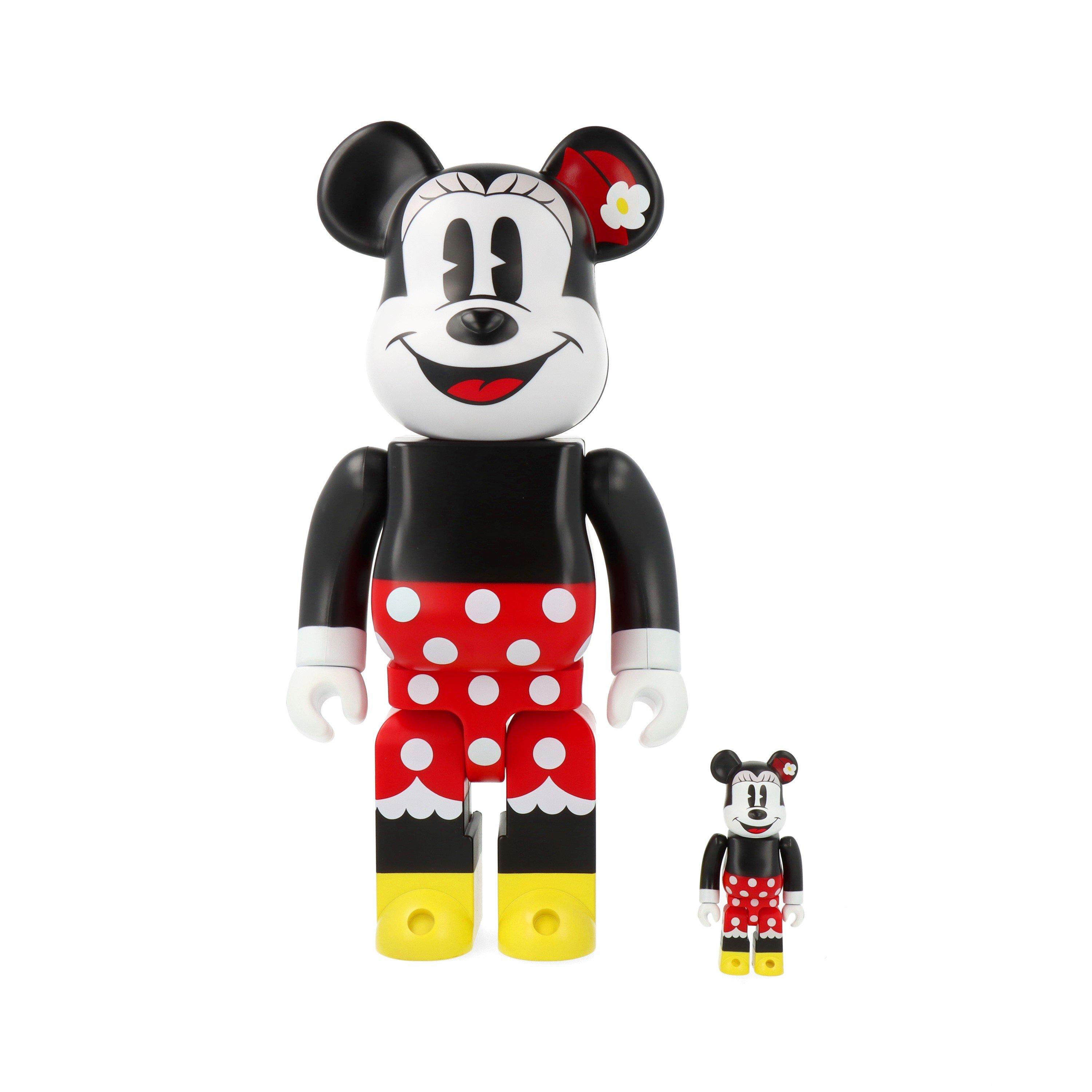 Red - Bearbrick - Minnie Mouse 400% + 100% figures - 2