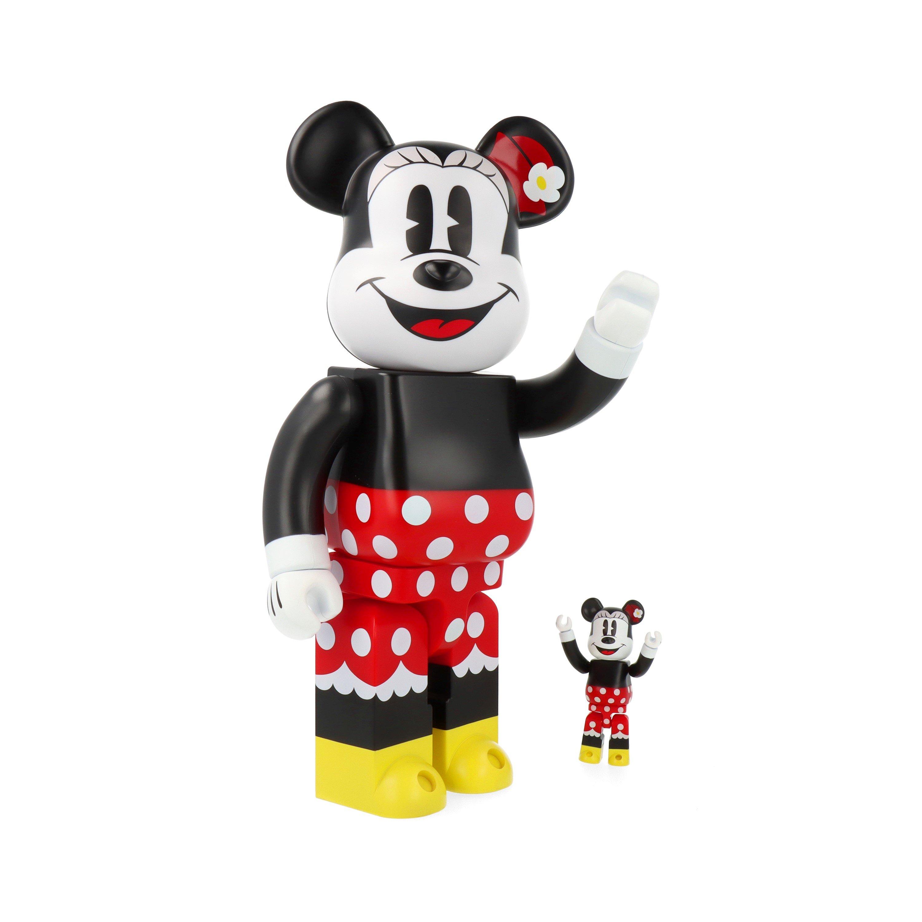 Red - Bearbrick - Minnie Mouse 400% + 100% figures - 3