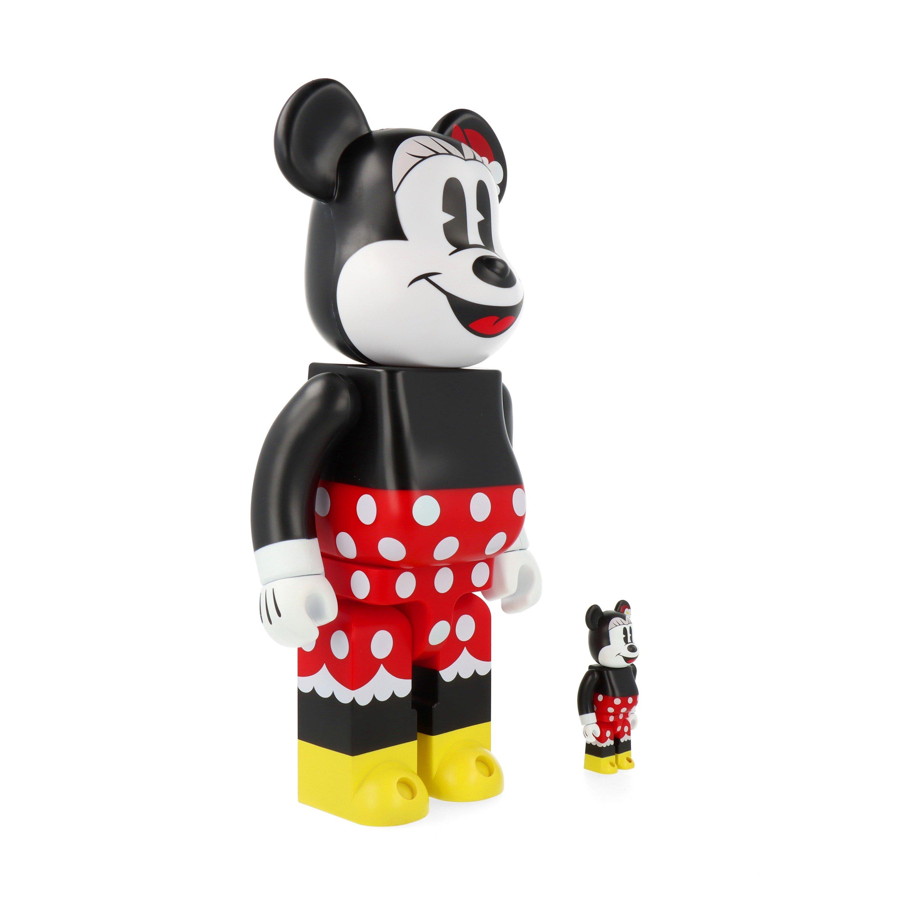 Red - Bearbrick - Minnie Mouse 400% + 100% figures - 4