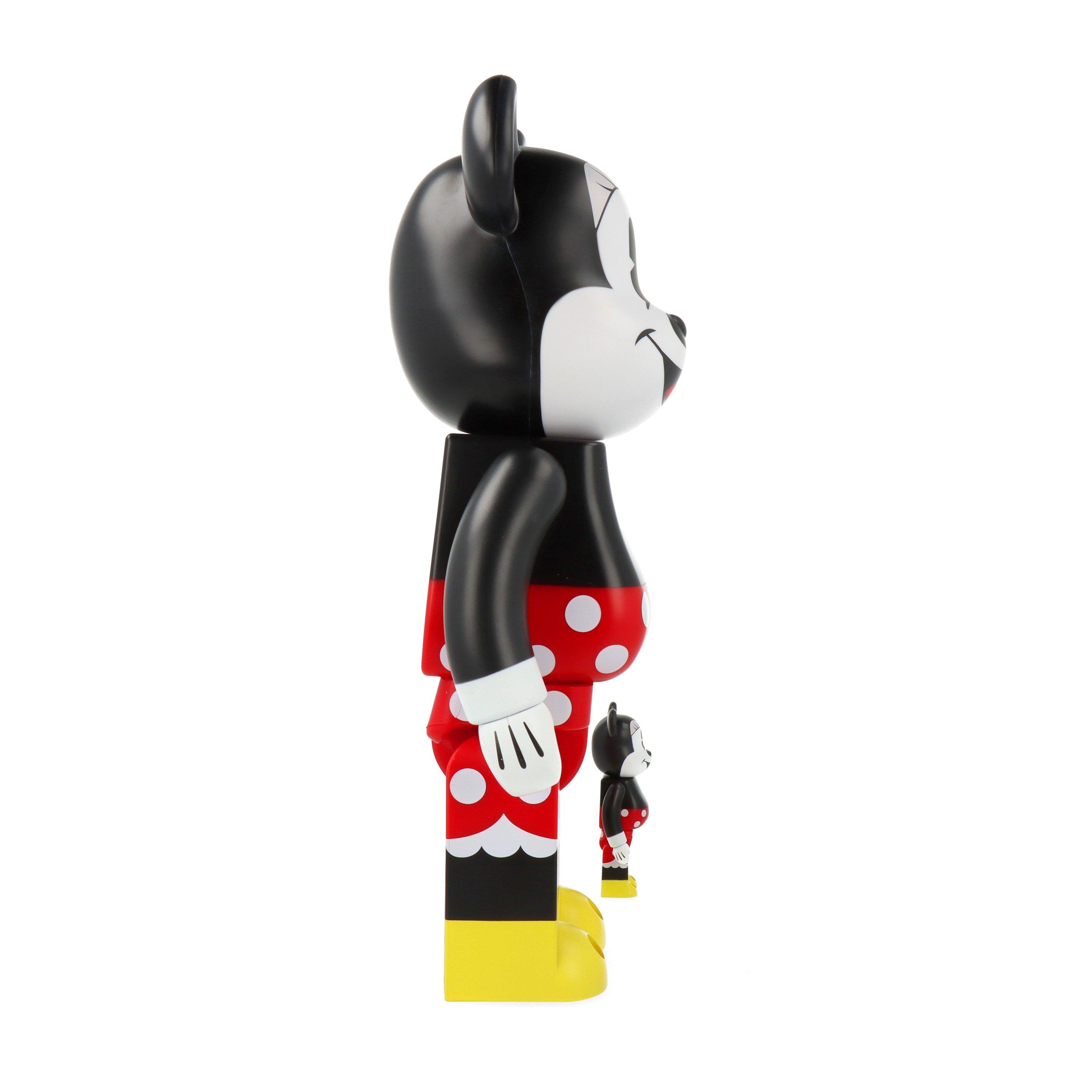 Red - Bearbrick - Minnie Mouse 400% + 100% figures - 5