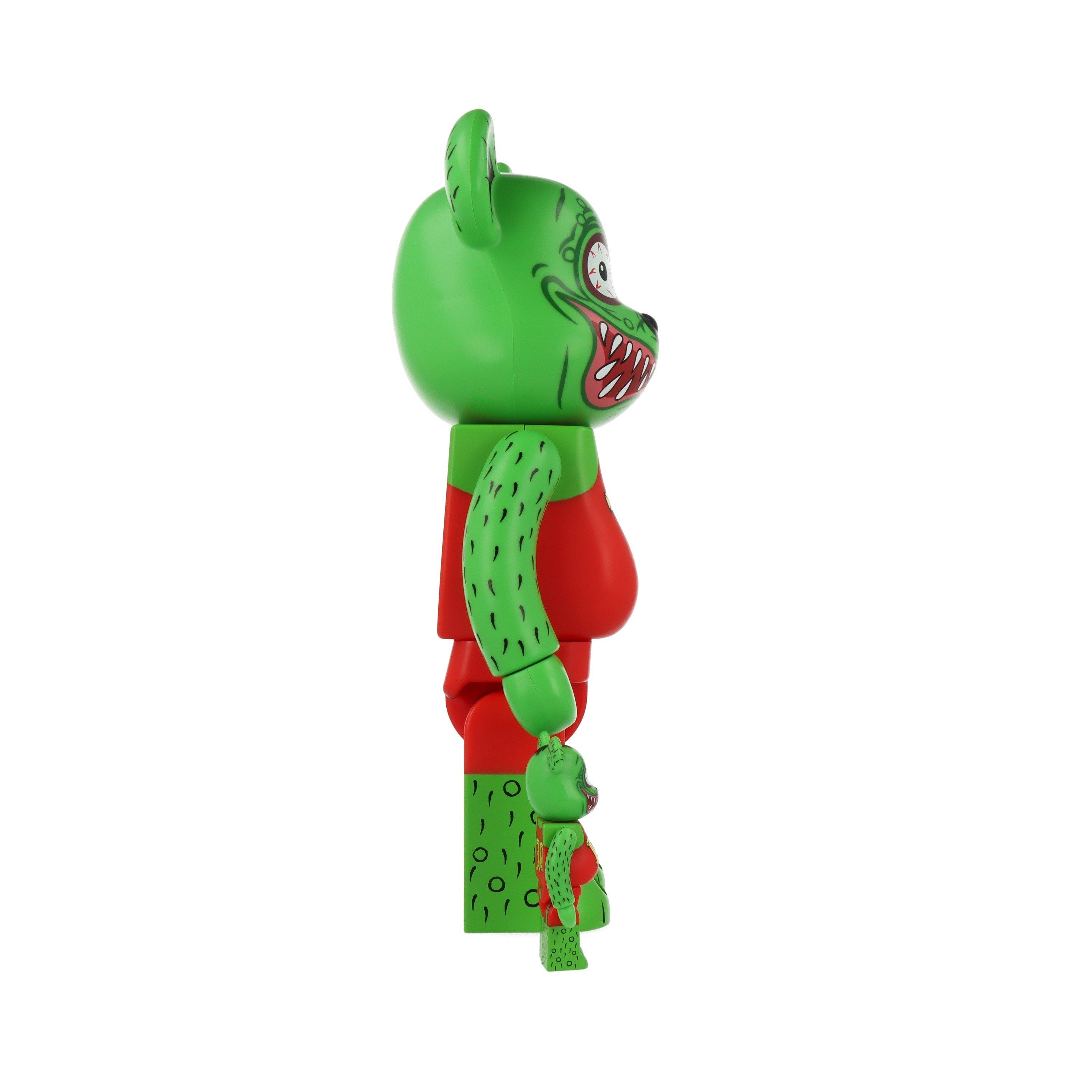 Green - Bearbrick - Rat Fink Figures - 4