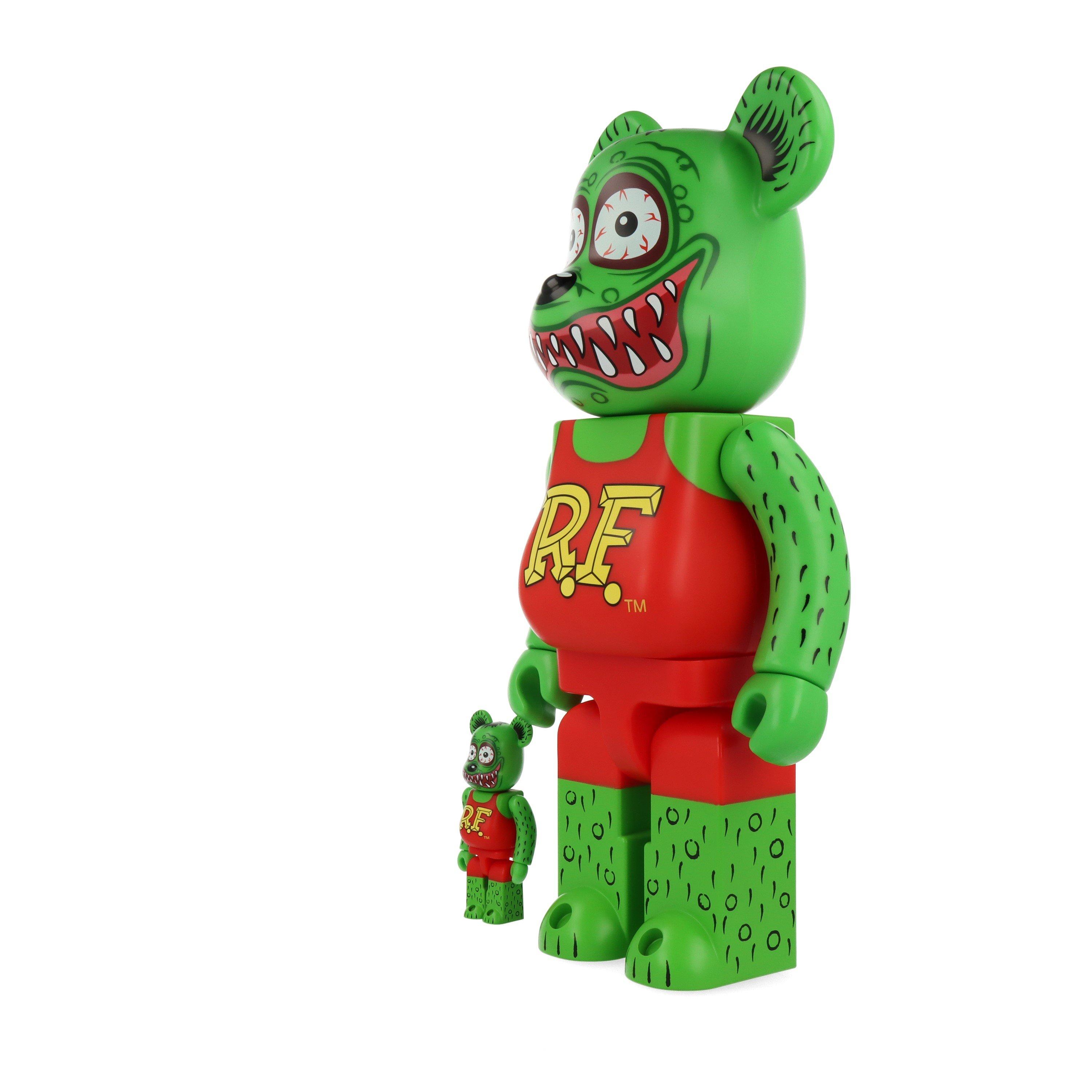 Green - Bearbrick - Rat Fink Figures - 7
