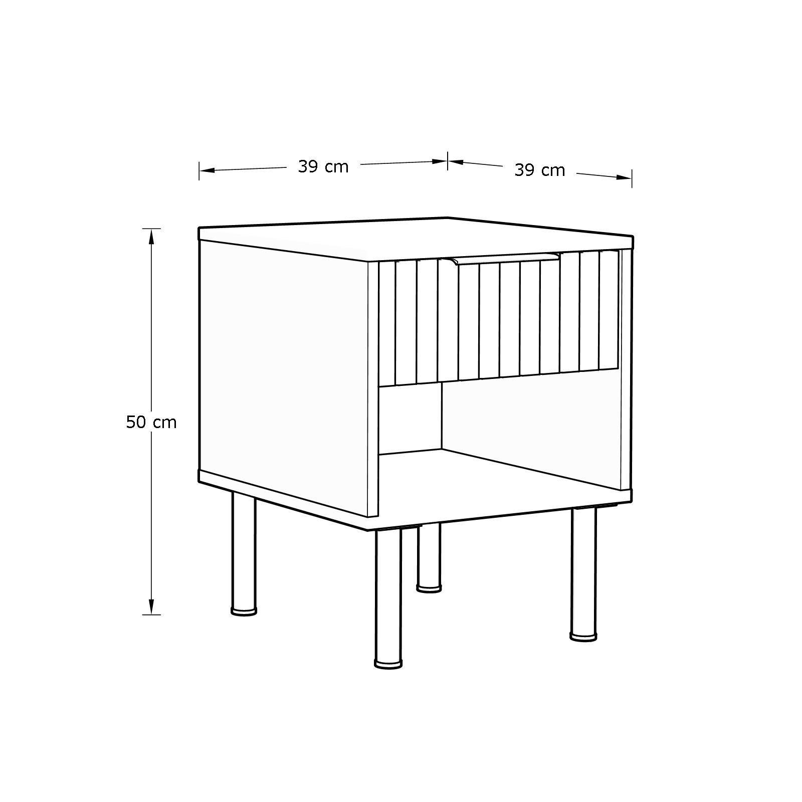 Ivory - GFW - Nervata Lamp Table - 8