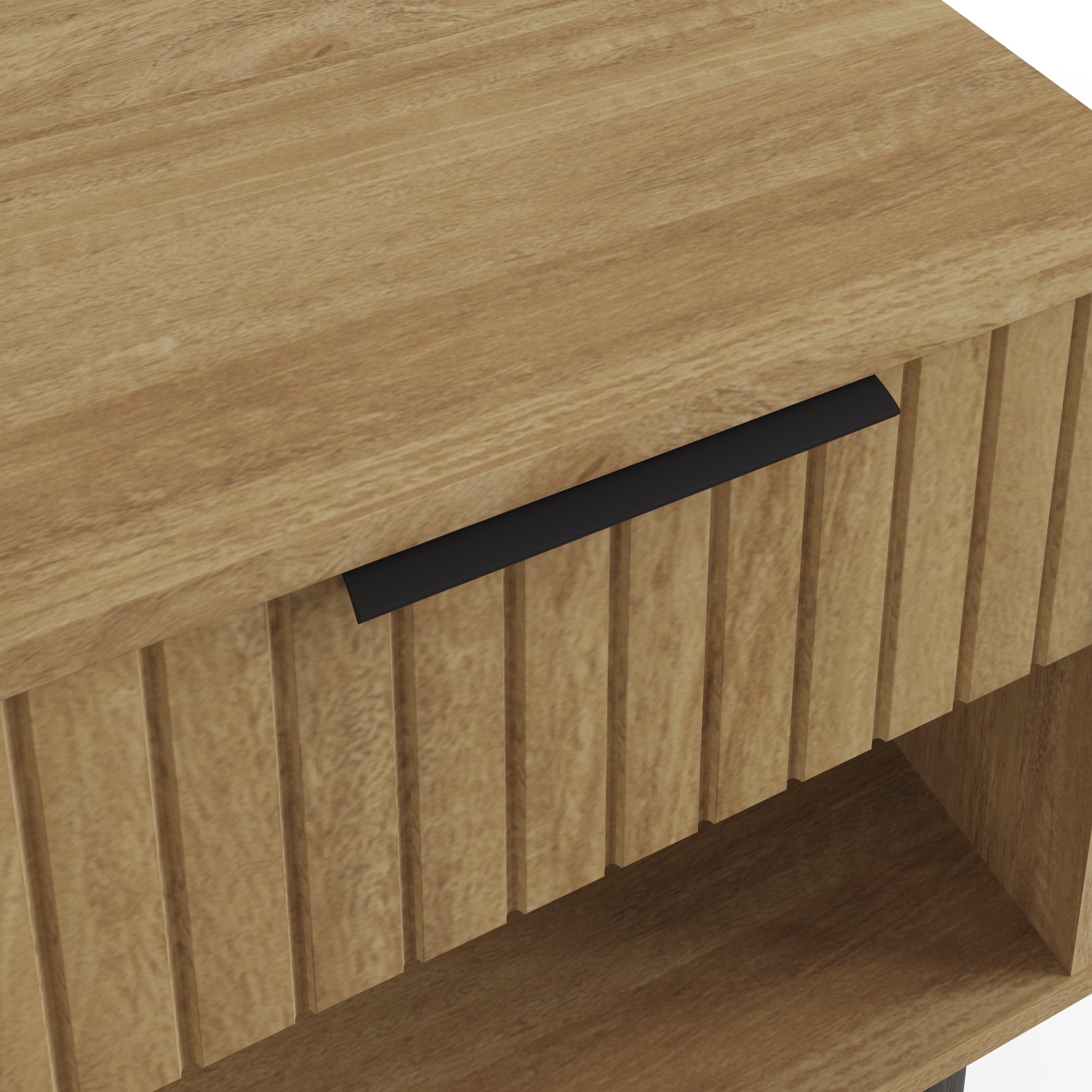 Oak - GFW - Nervata Lamp Table - 7