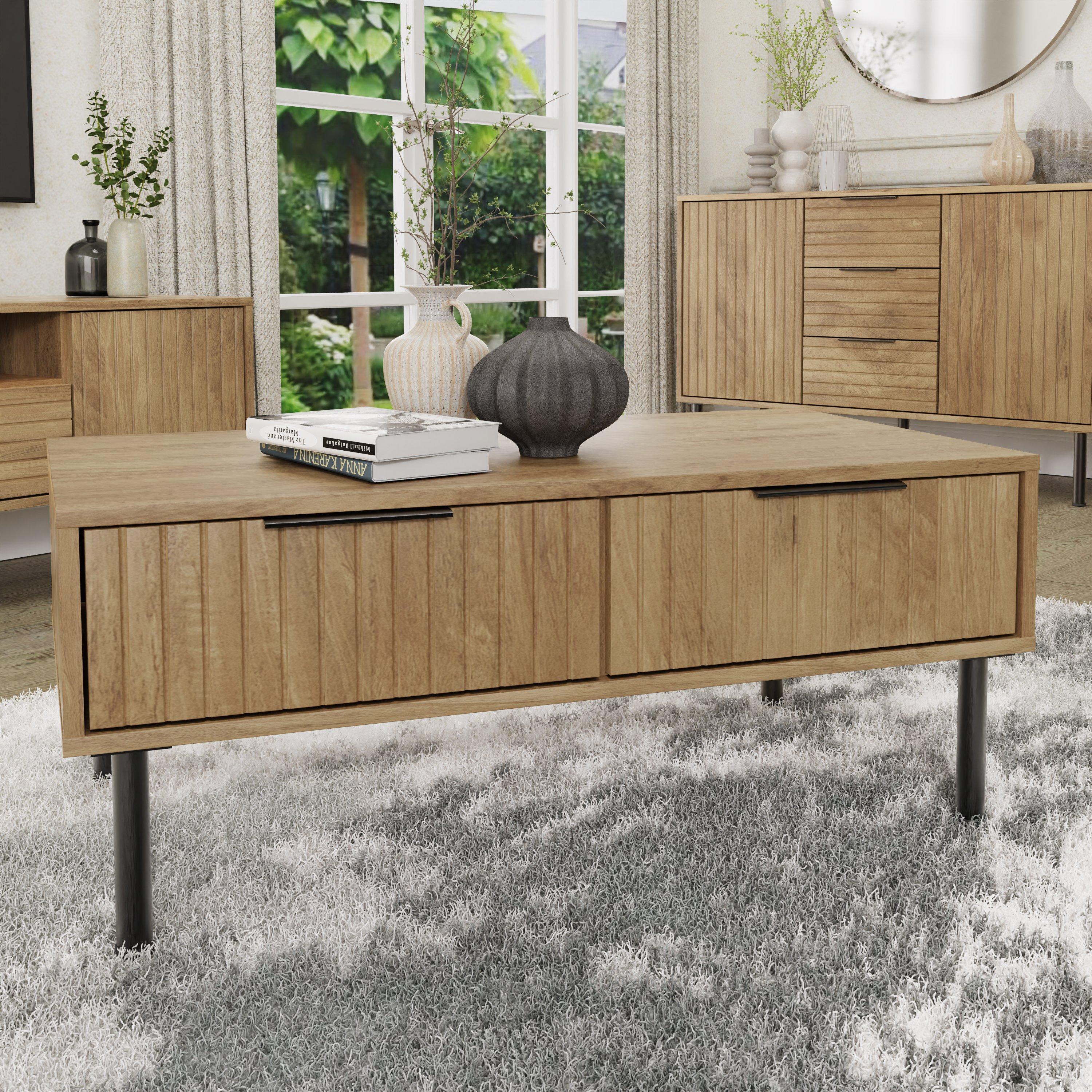 Gfw  Nervata Coffee Table - Oak