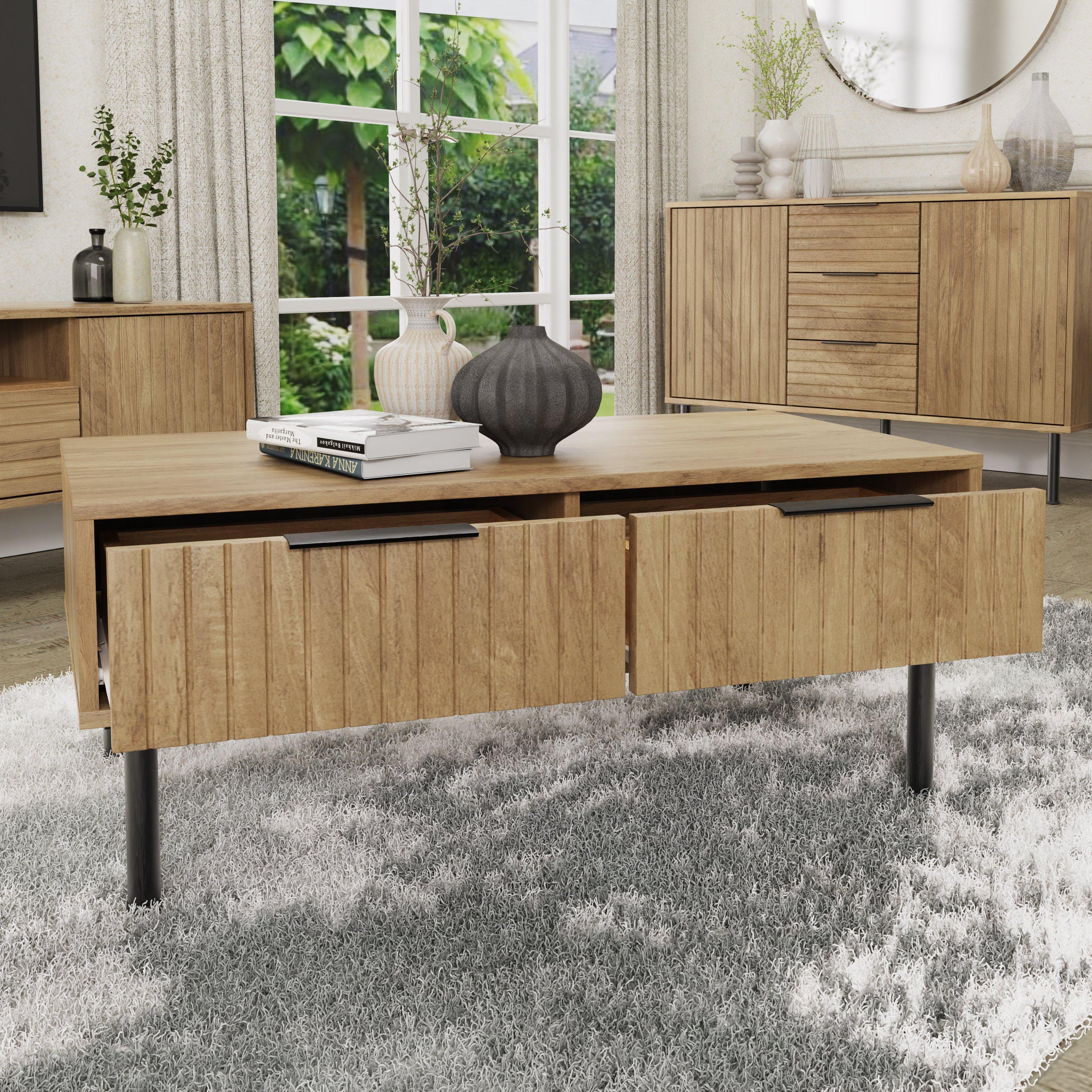 Oak - GFW - Nervata Coffee Table - 2