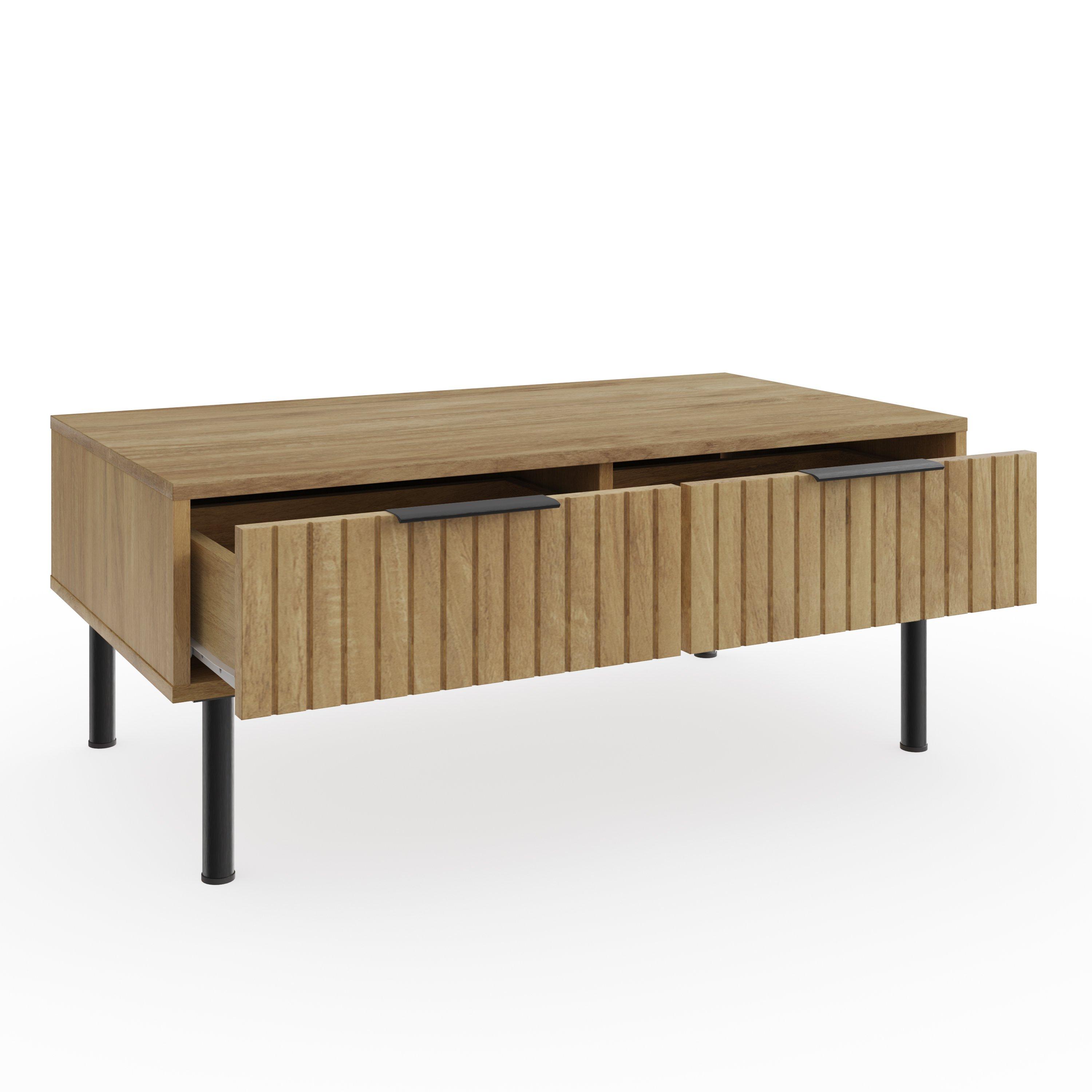 Oak - GFW - Nervata Coffee Table - 5