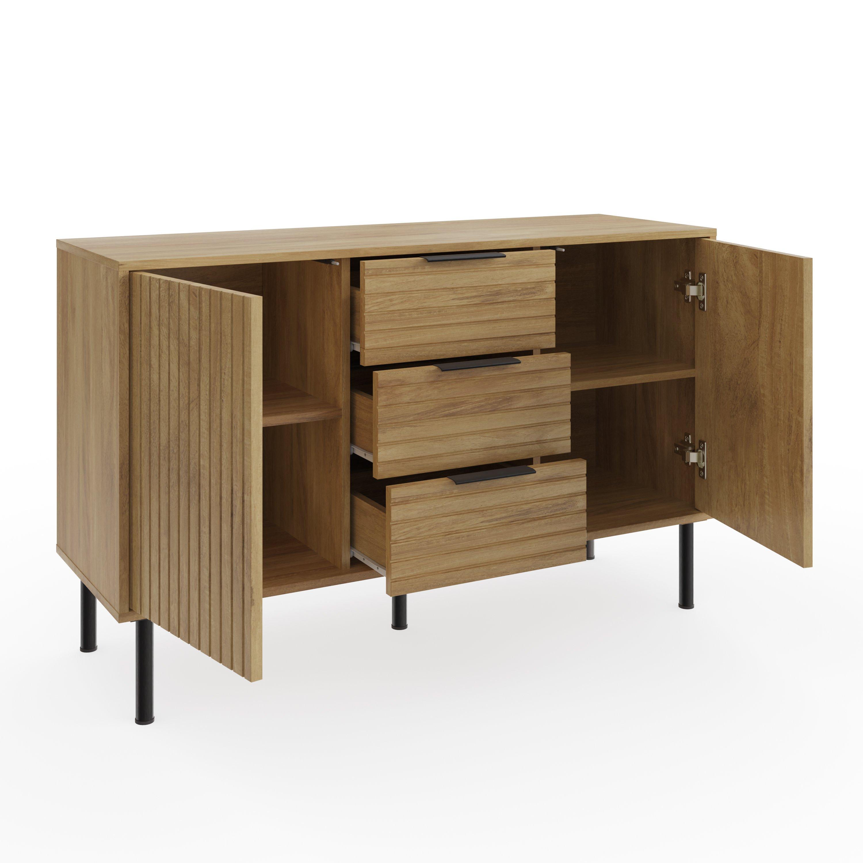 Oak - GFW - Nervata Sideboard - 5