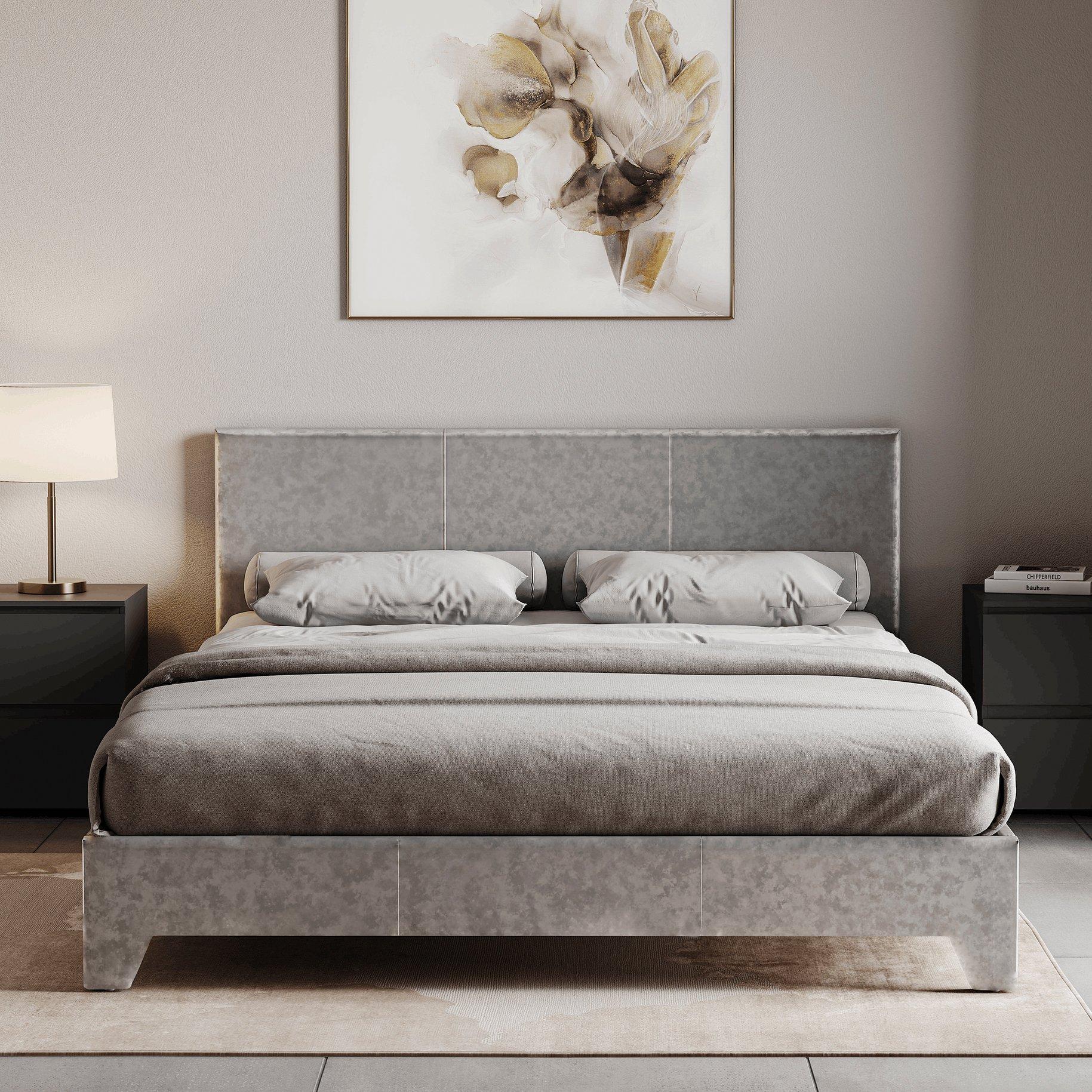 Silver Velvet - Lassic - Vida Designs Victoria Double Bed UKFR - 3