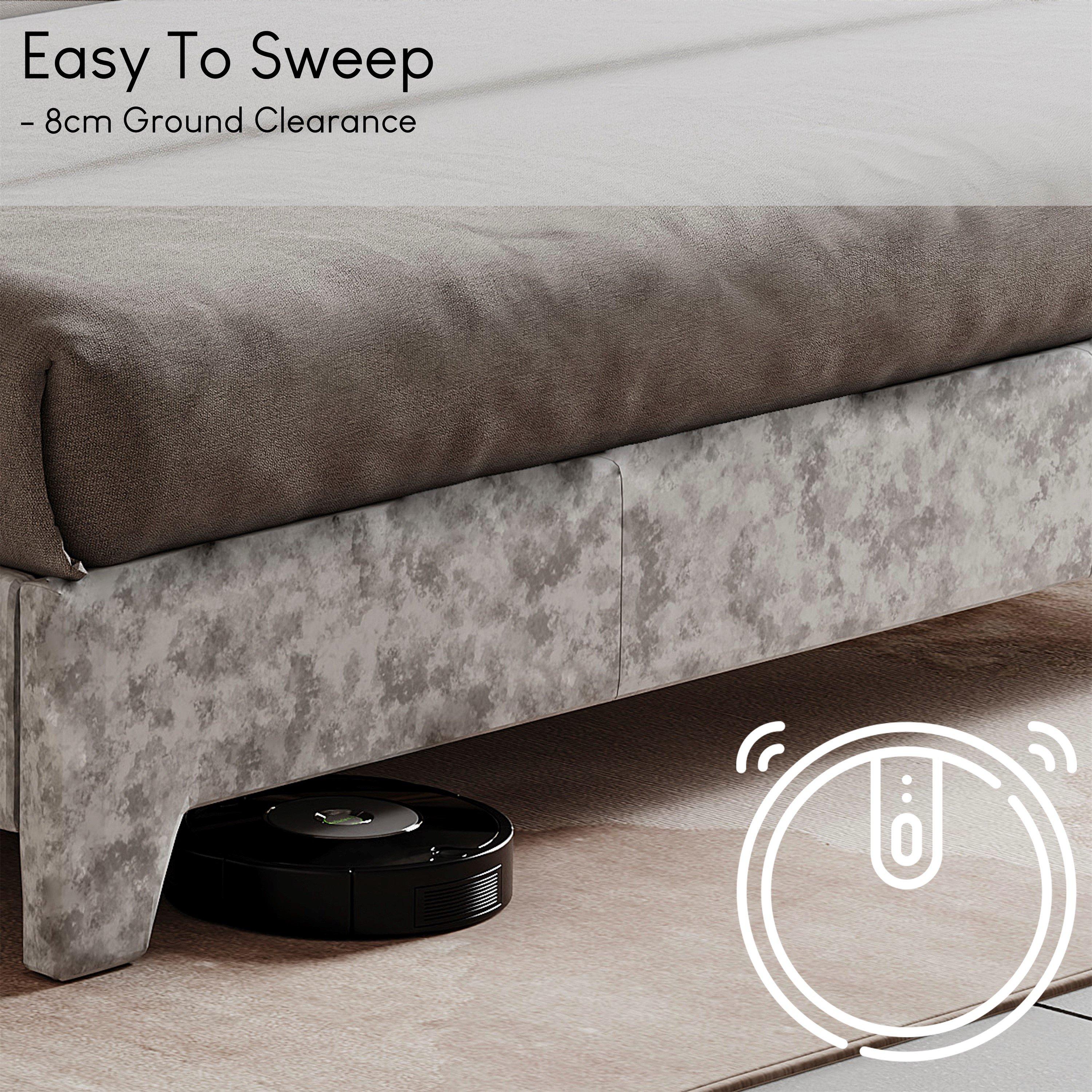 Silver Velvet - Lassic - Vida Designs Victoria Double Bed UKFR - 6