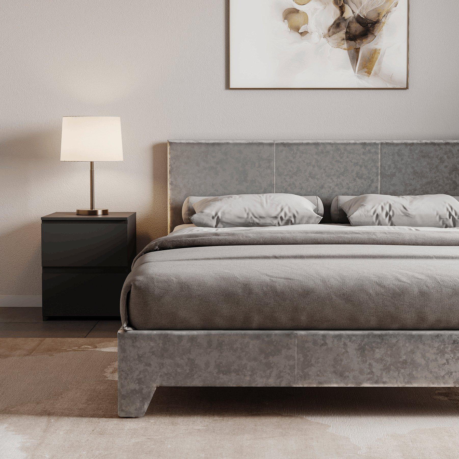 Silver Velvet - Lassic - Vida Designs Victoria Double Bed UKFR - 7