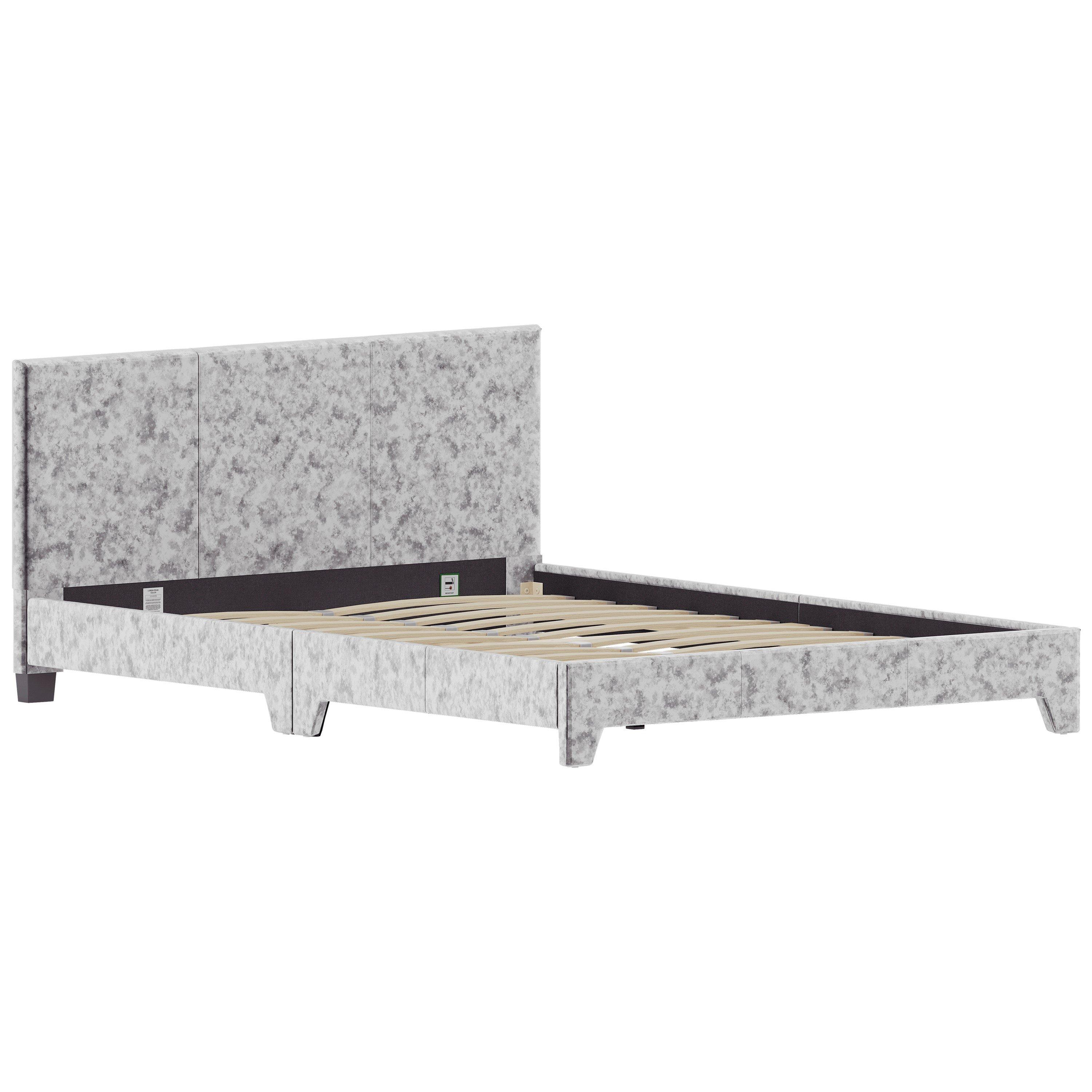 Silver Velvet - Lassic - Vida Designs Victoria Double Bed UKFR - 9
