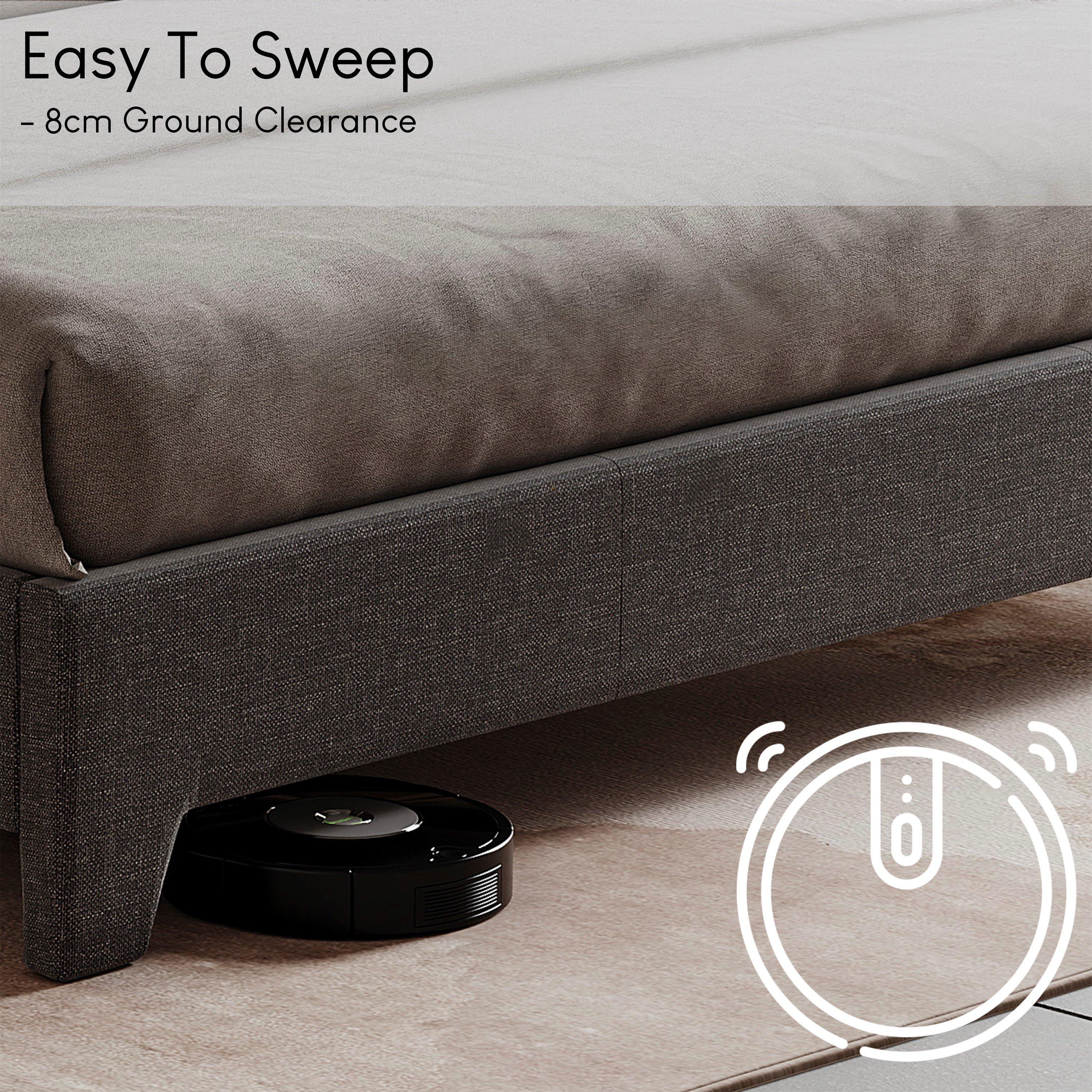 Dark Grey Linen - Lassic - Vida Designs Victoria King Size Bed UKFR - 6