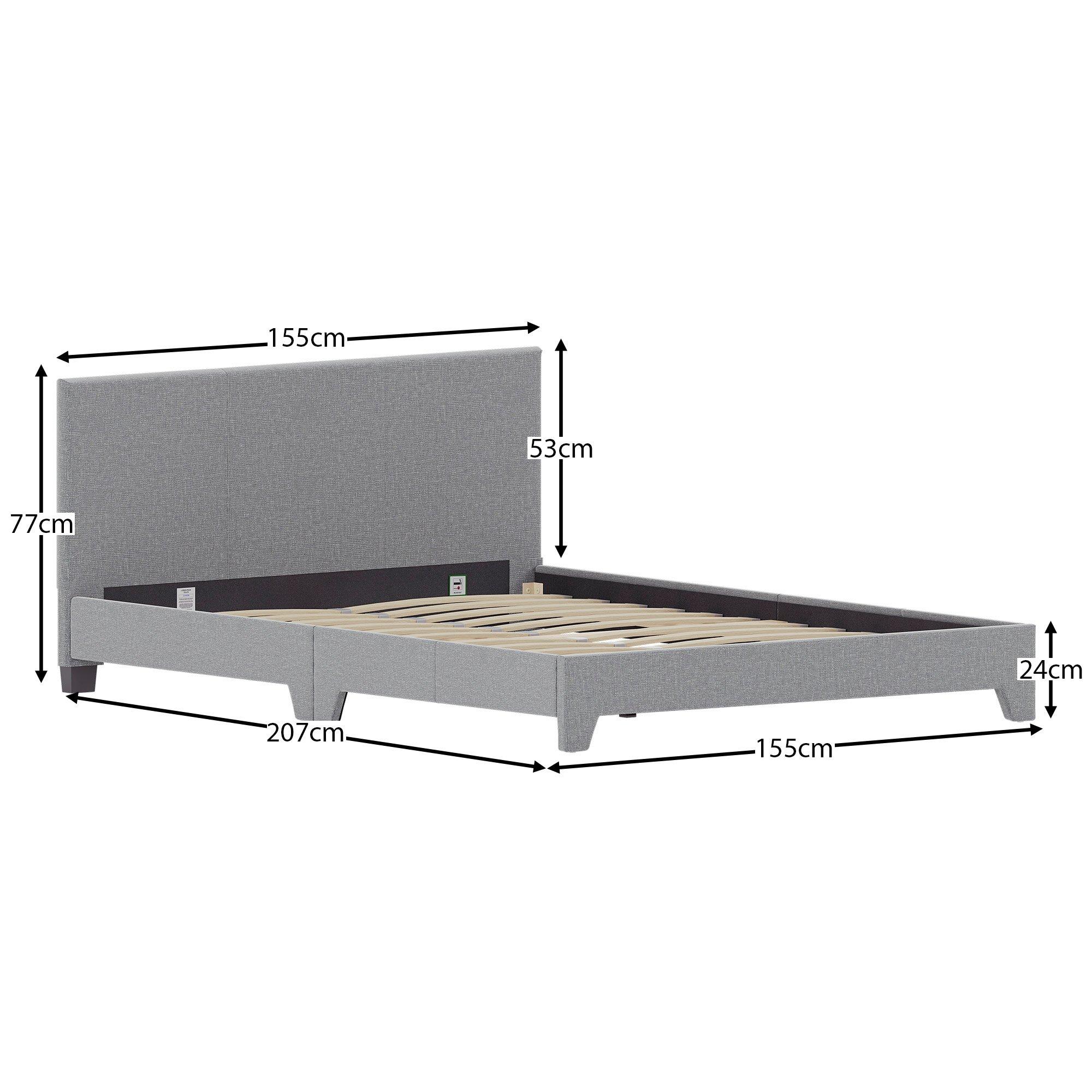 Linen Light Gre - Lassic - Vida Designs Victoria King Size Bed UKFR - 2