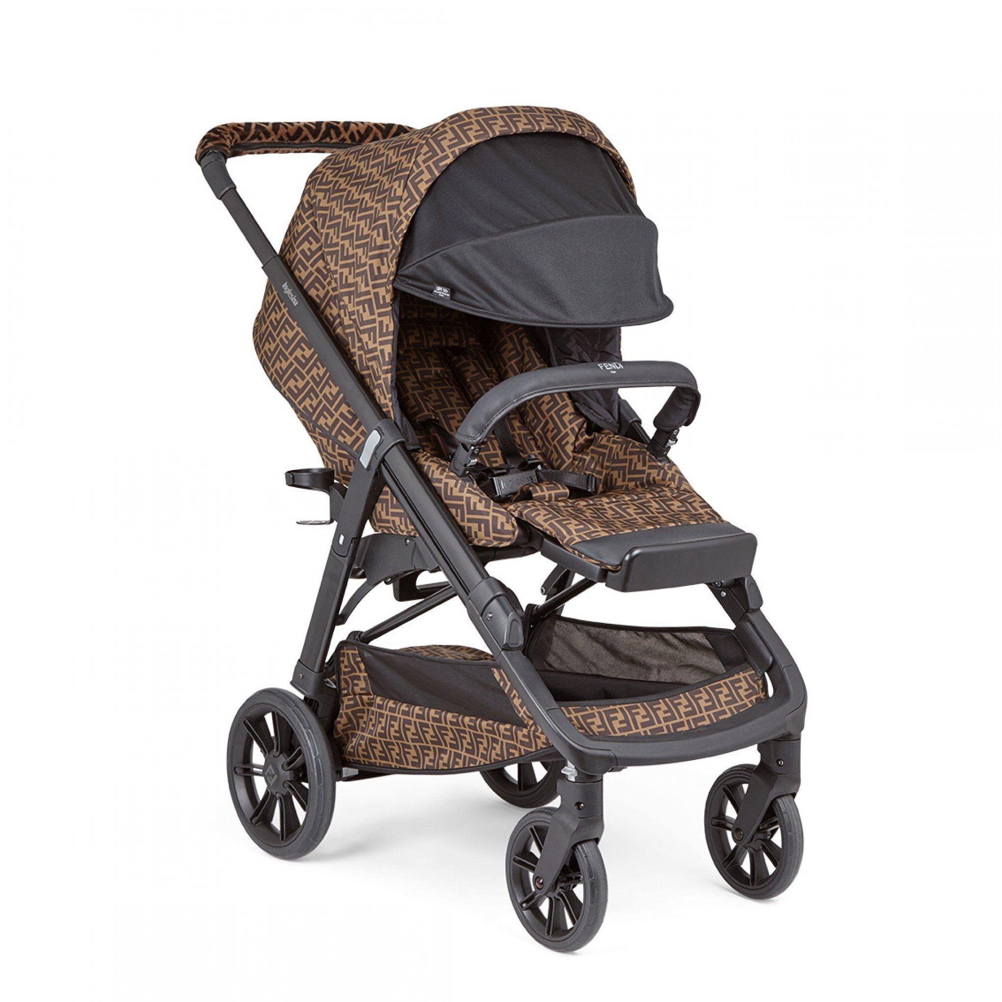 Brown F15B6 - Fendi - Monogram Ff Pushchair